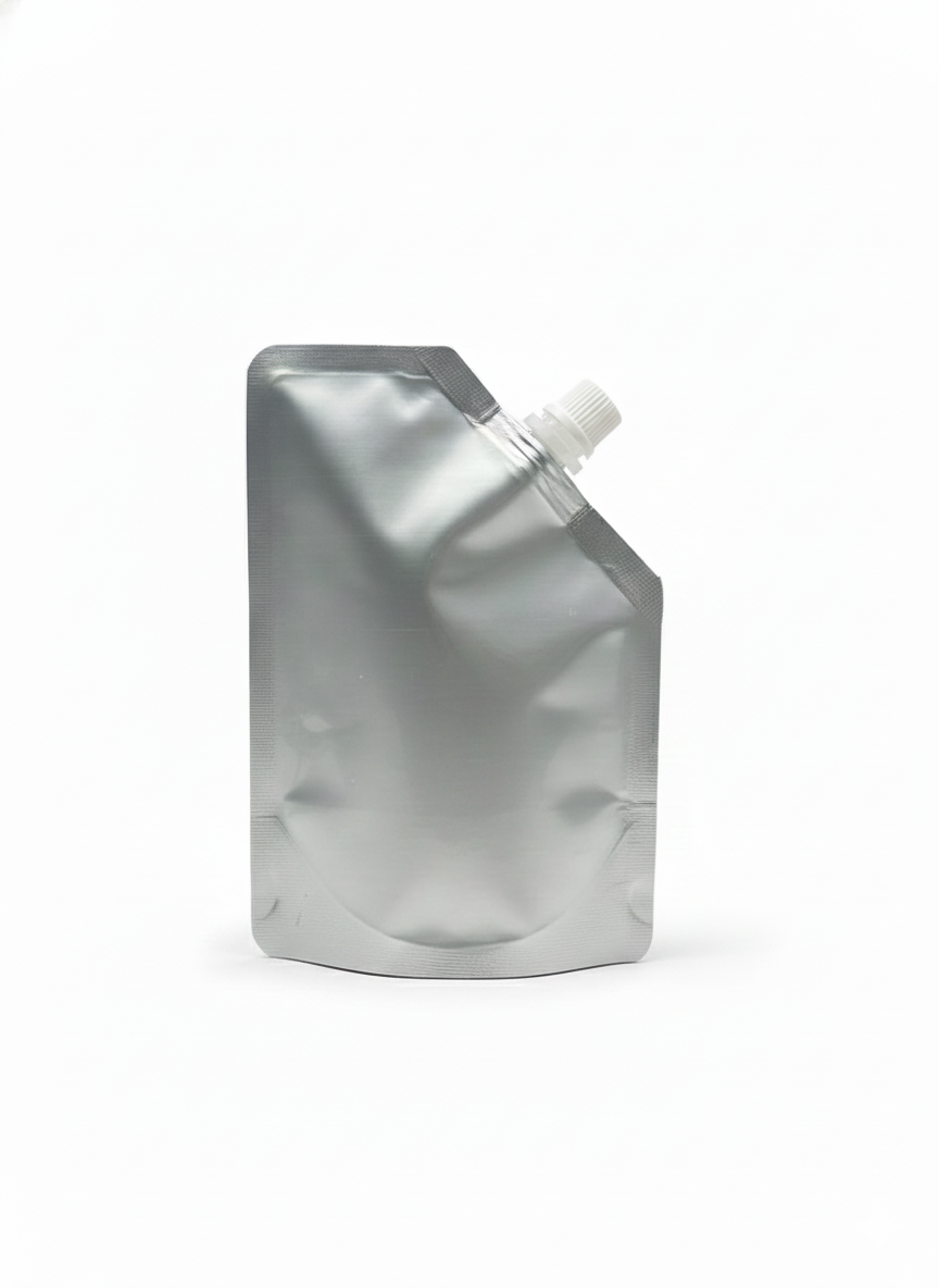 Corner Spout Pouch 10mm Neck - Filling From Cap