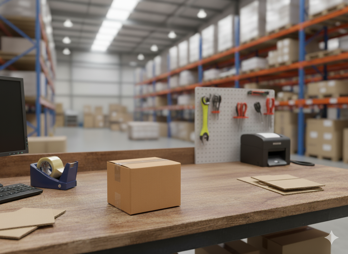 SB1 Corrugated Packaging Box (10 x 10 x 7.3 cm) 3Ply