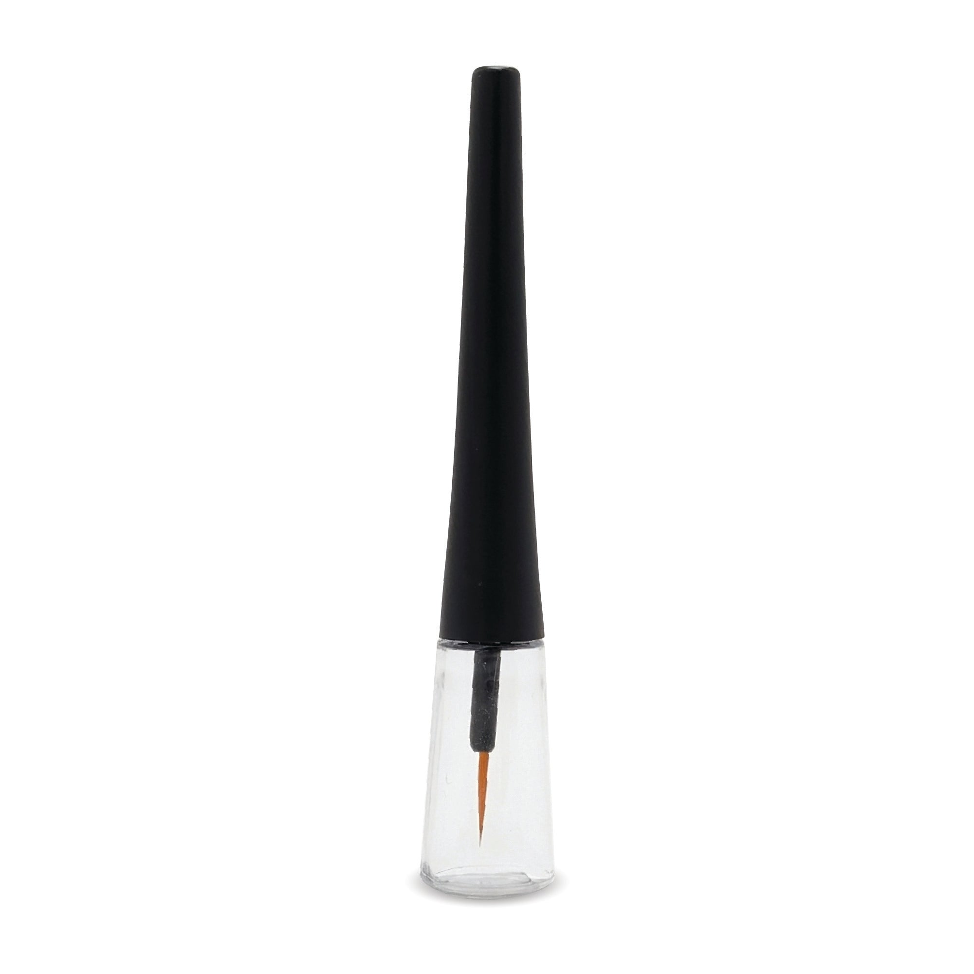 4ml Clear Eyeliner Container with Matte Black Cap