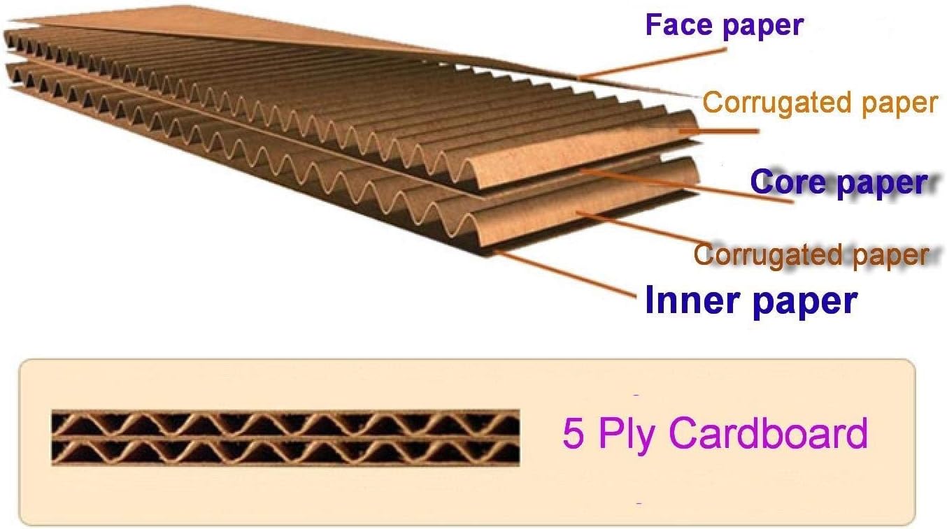 M38 Die Cut Corrugated Packaging Box (95 x 95 x 135 mm) E-Flute 5Ply