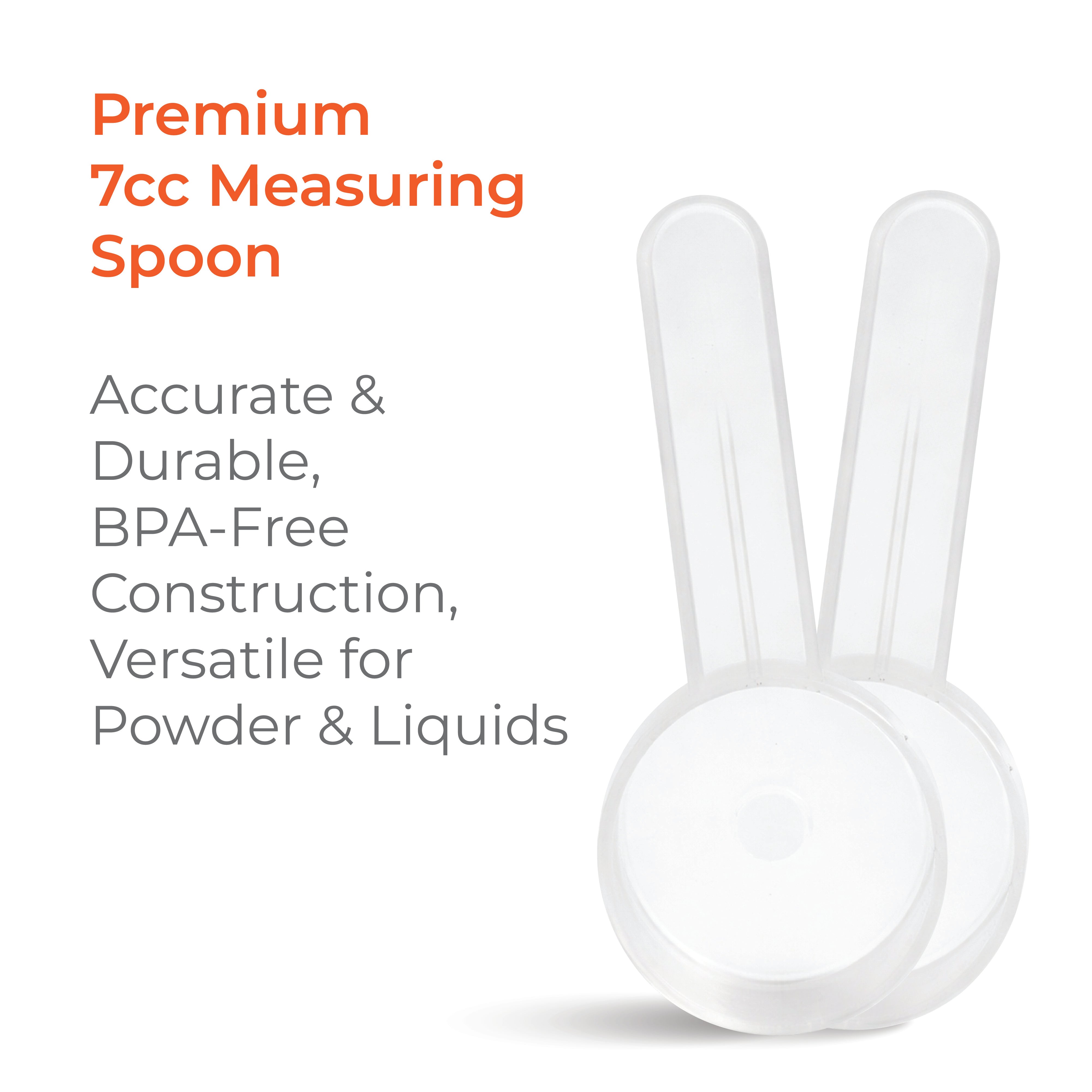 7ml Clear Round Measuring Scoop