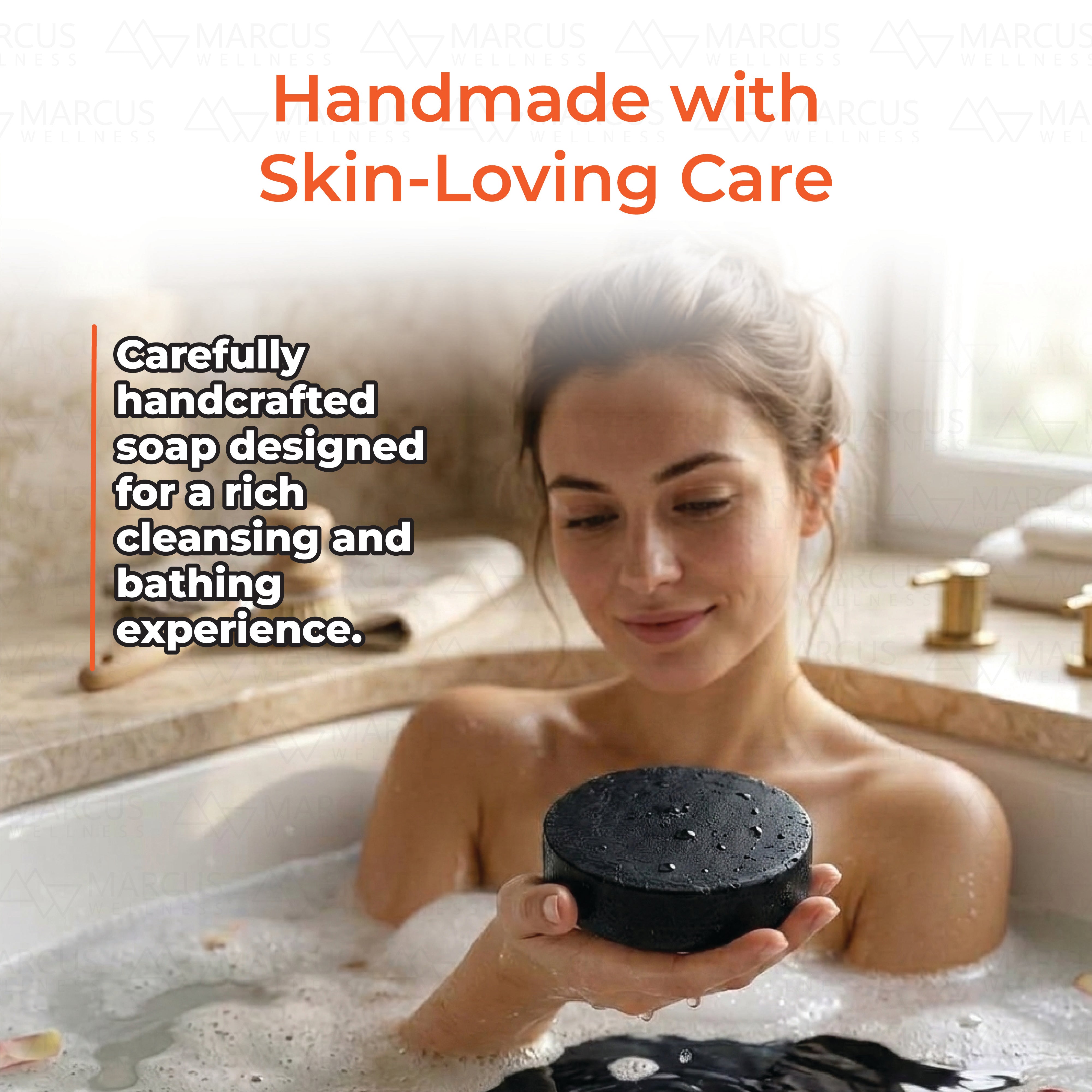 Activated Charcoal Handmade Natural Glycerin Soap 100gm