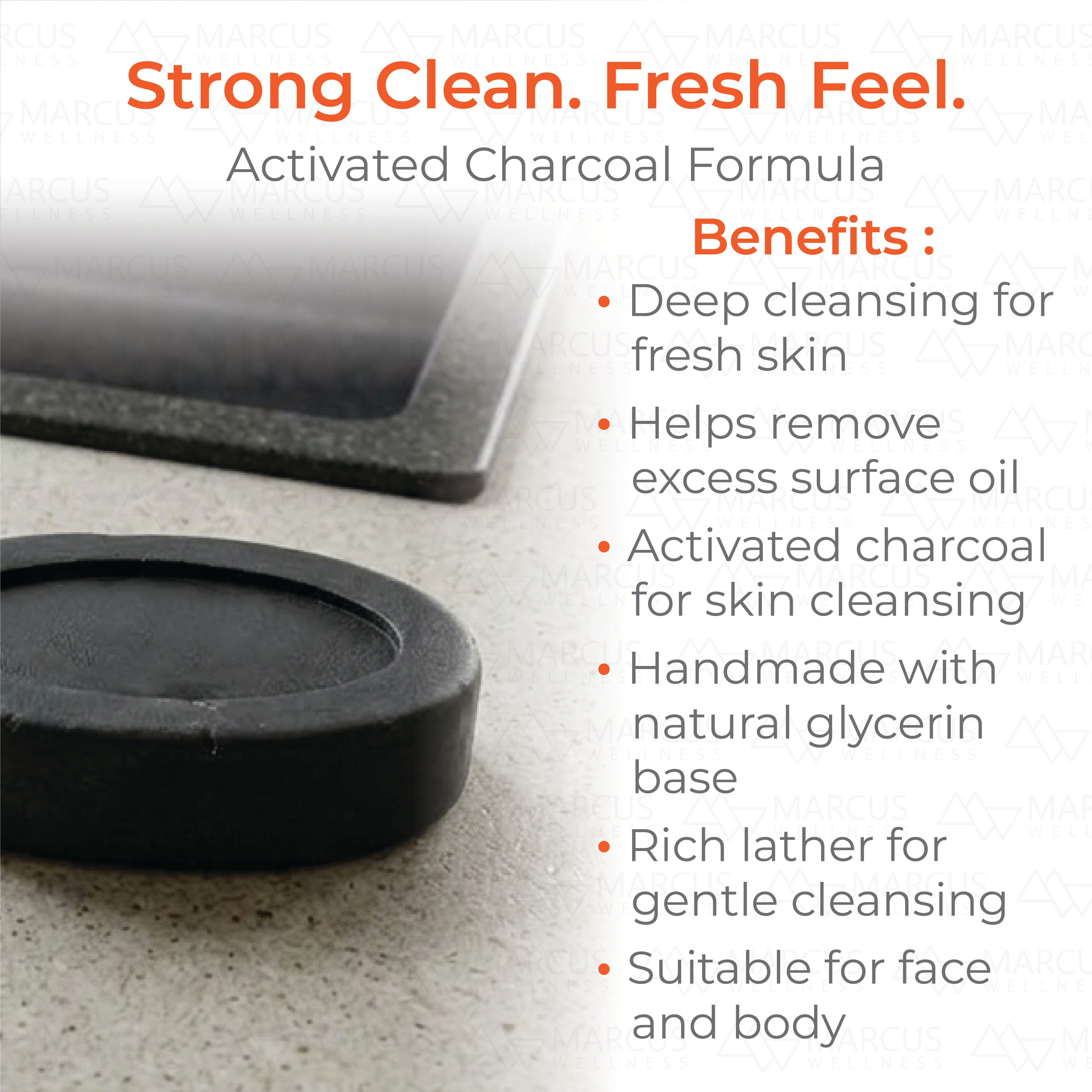 Activated Charcoal Handmade Natural Glycerin Soap 100gm