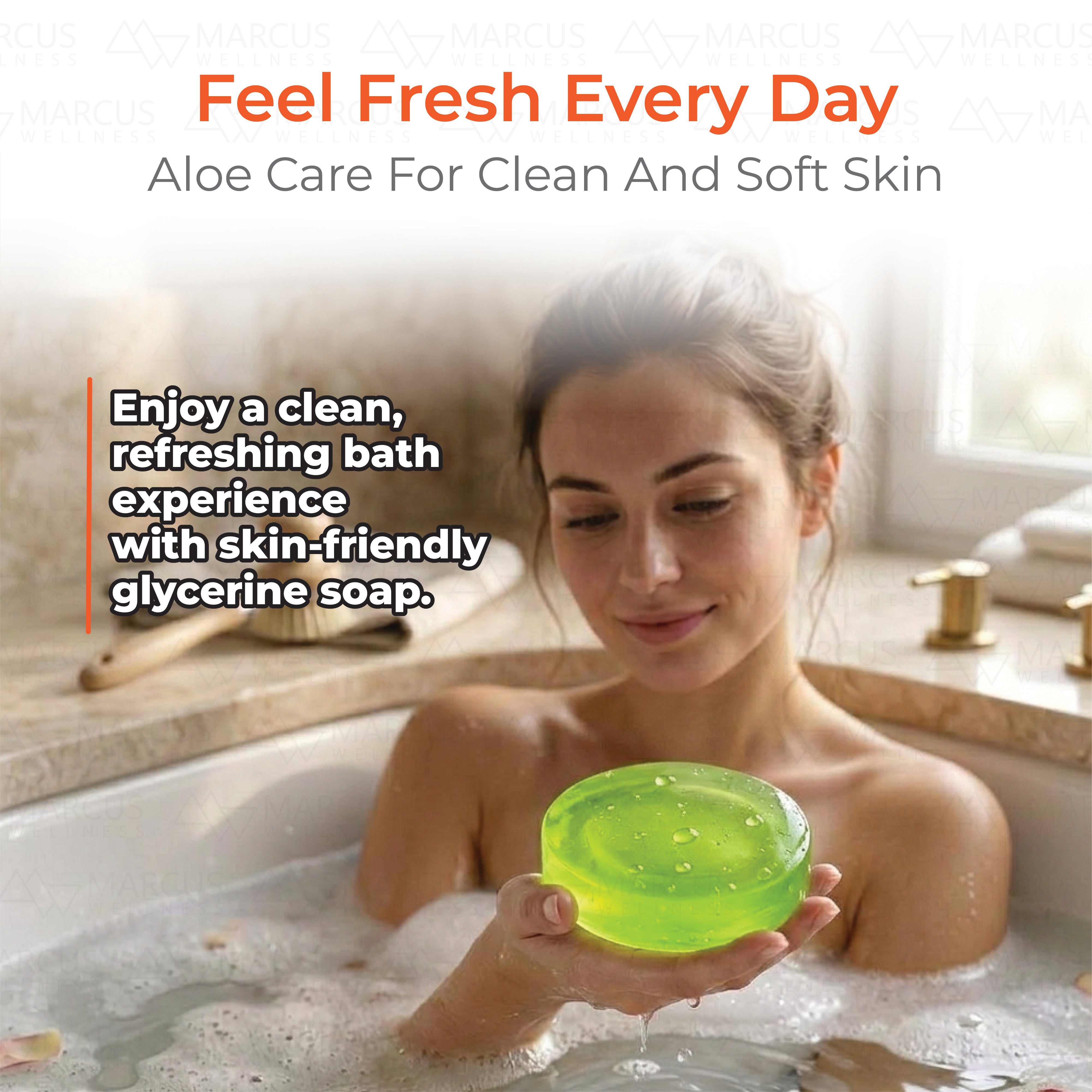 Aloe Vera Handmade Natural Glycerine Soap 100gm