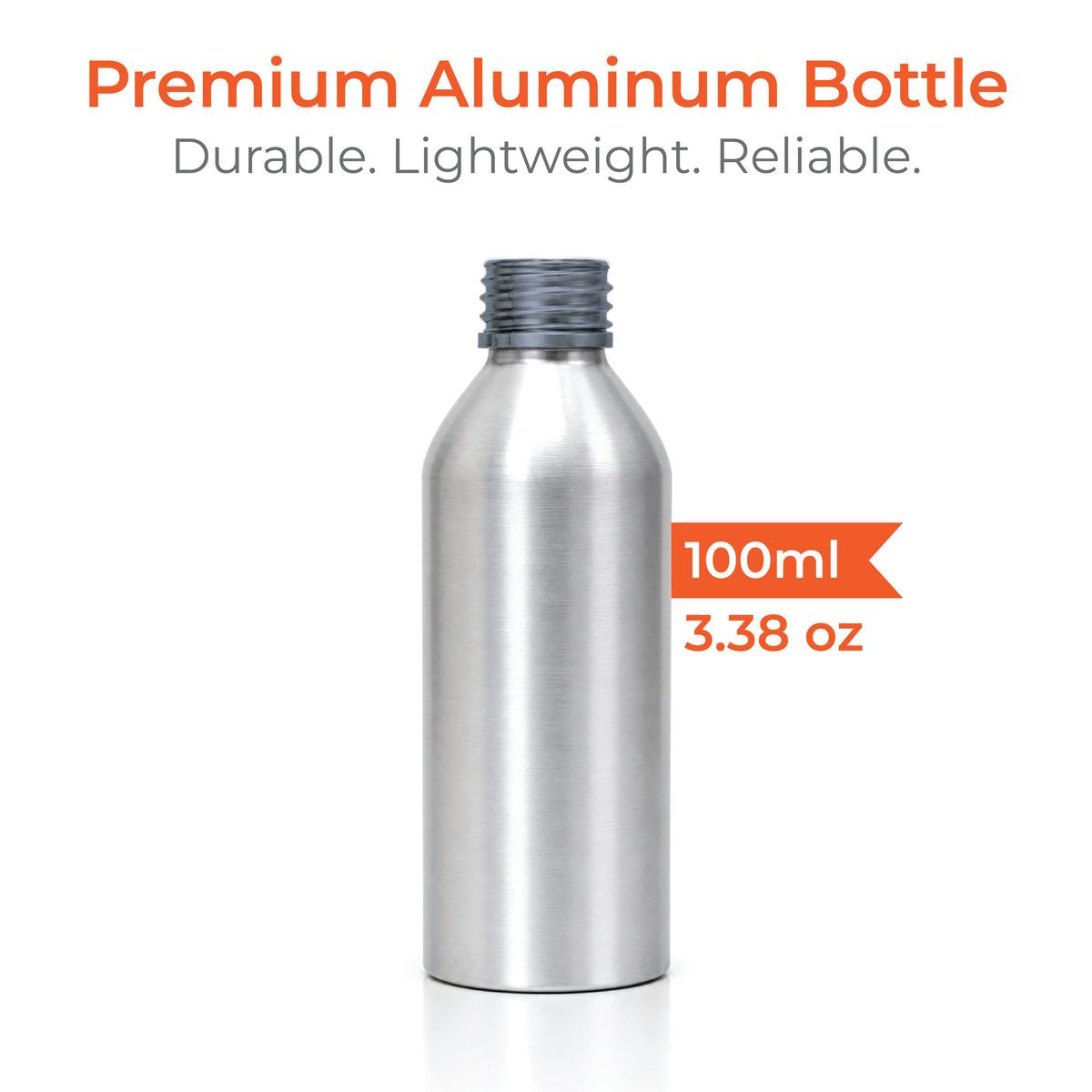 Aluminum Bottle for Spray without cap