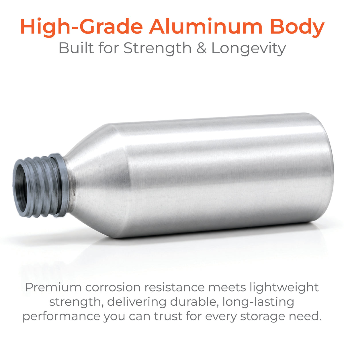 Aluminum Bottle for Spray without cap