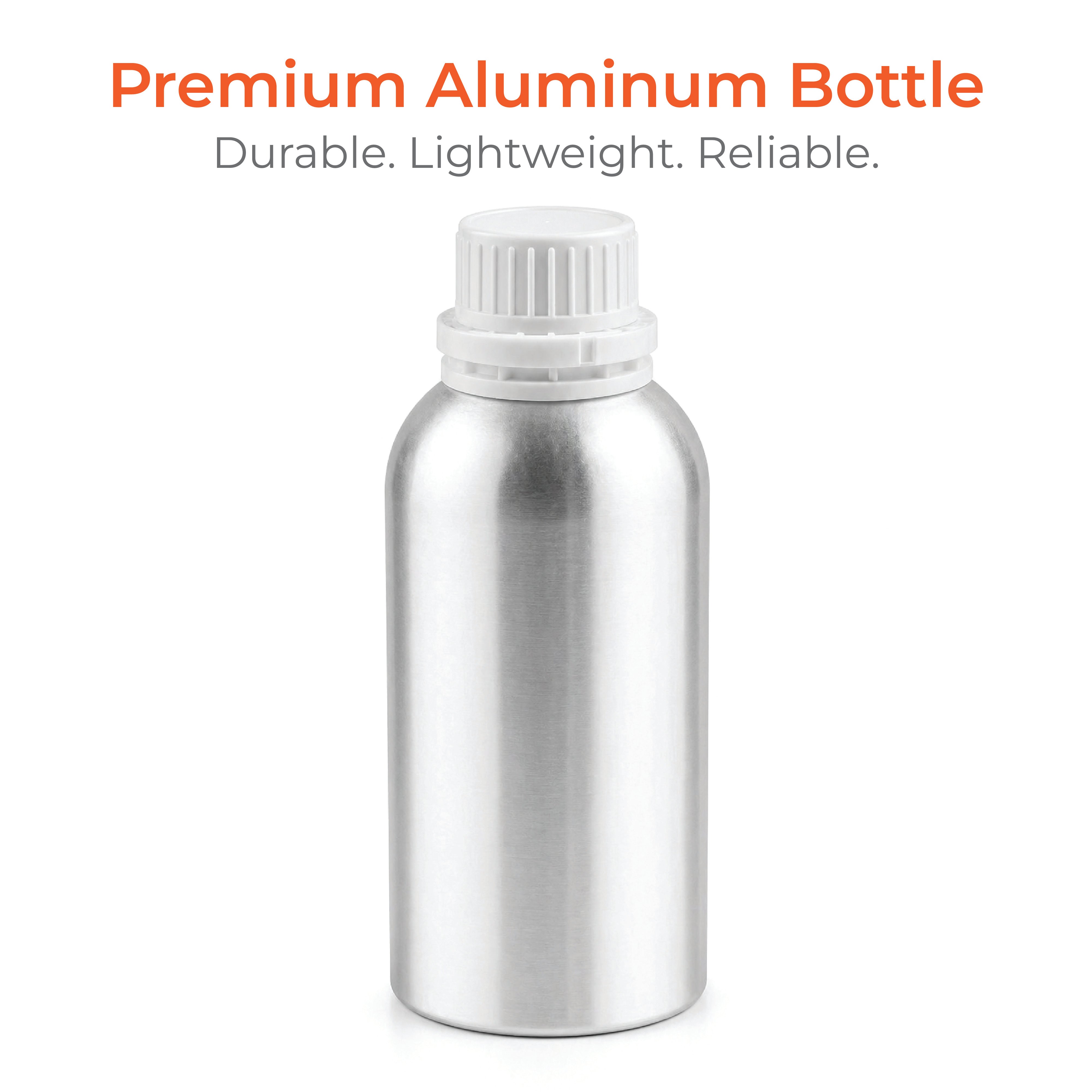 Aluminum Bottle with Cap and Inner Plug