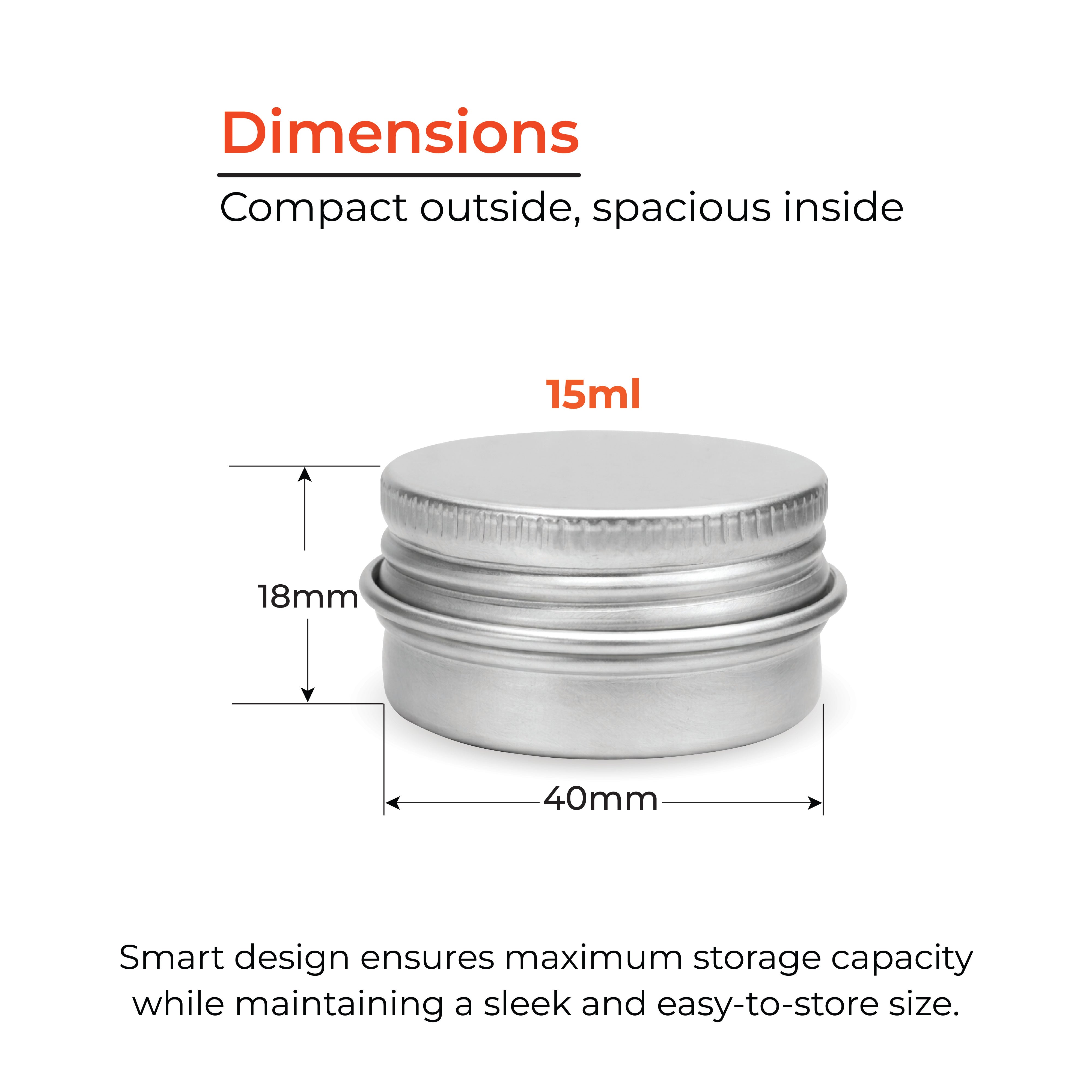 Aluminum Tin Storage Containers