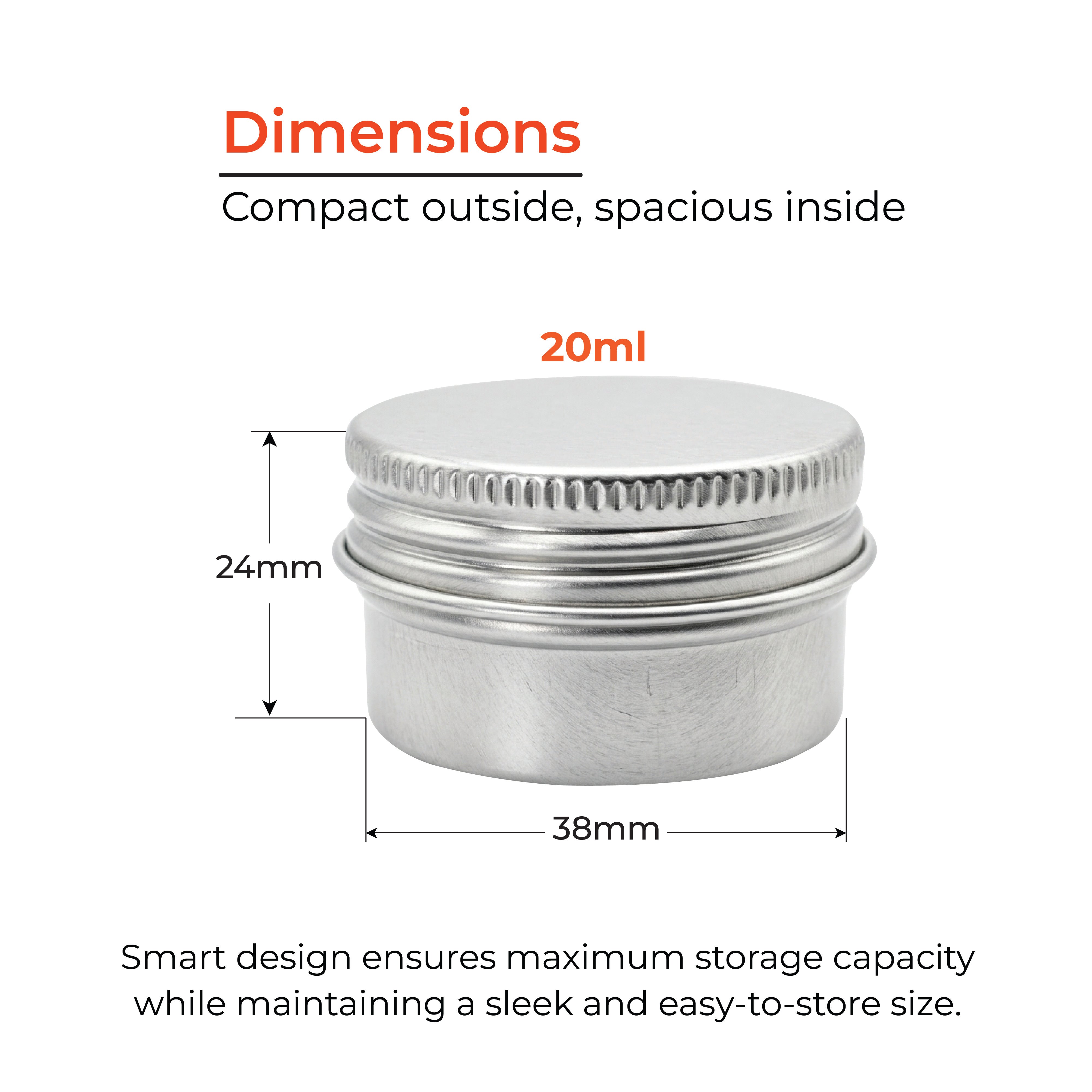 Aluminum Tin Storage Containers