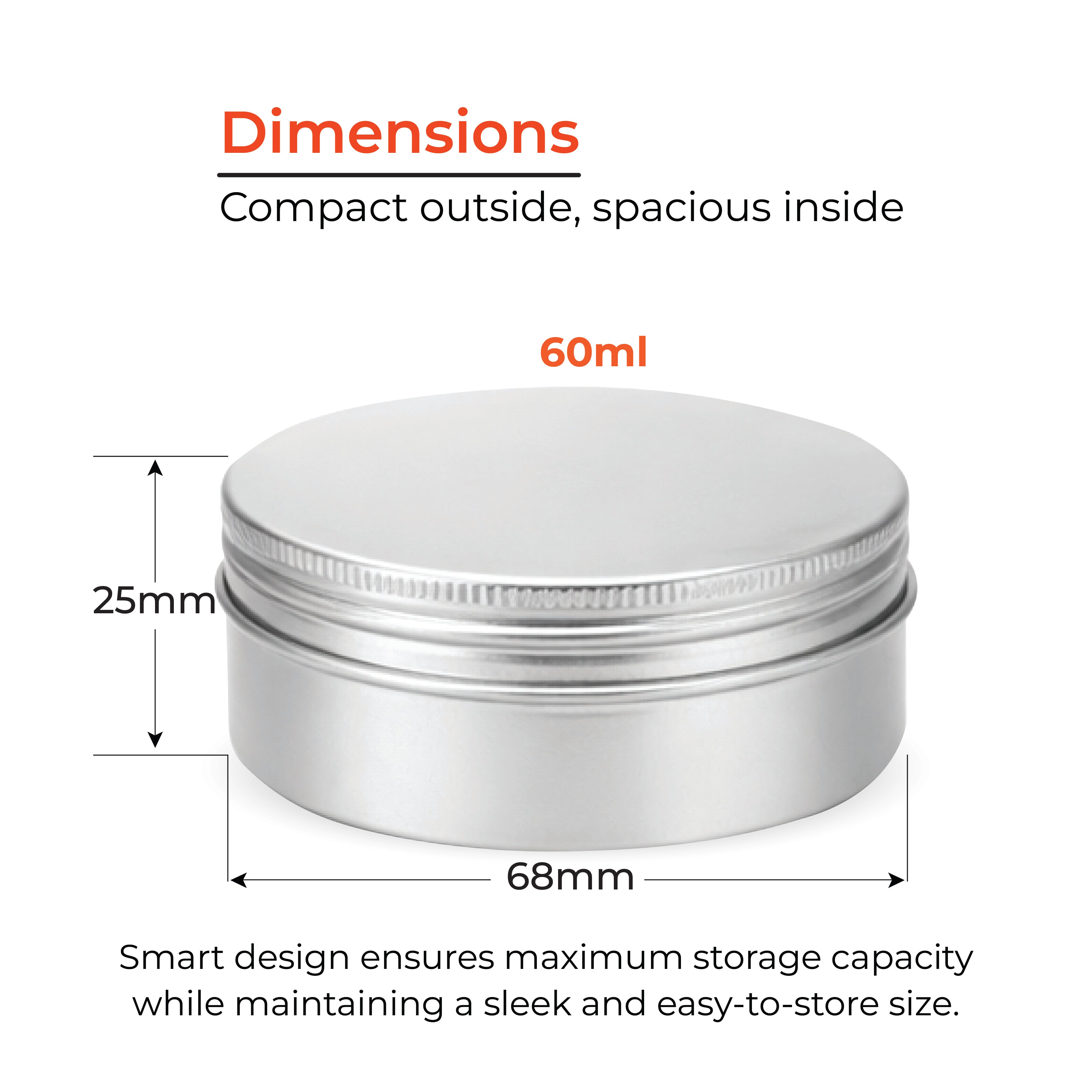 Aluminum Tin Storage Containers