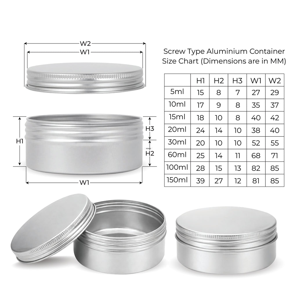Aluminum Tin Containers