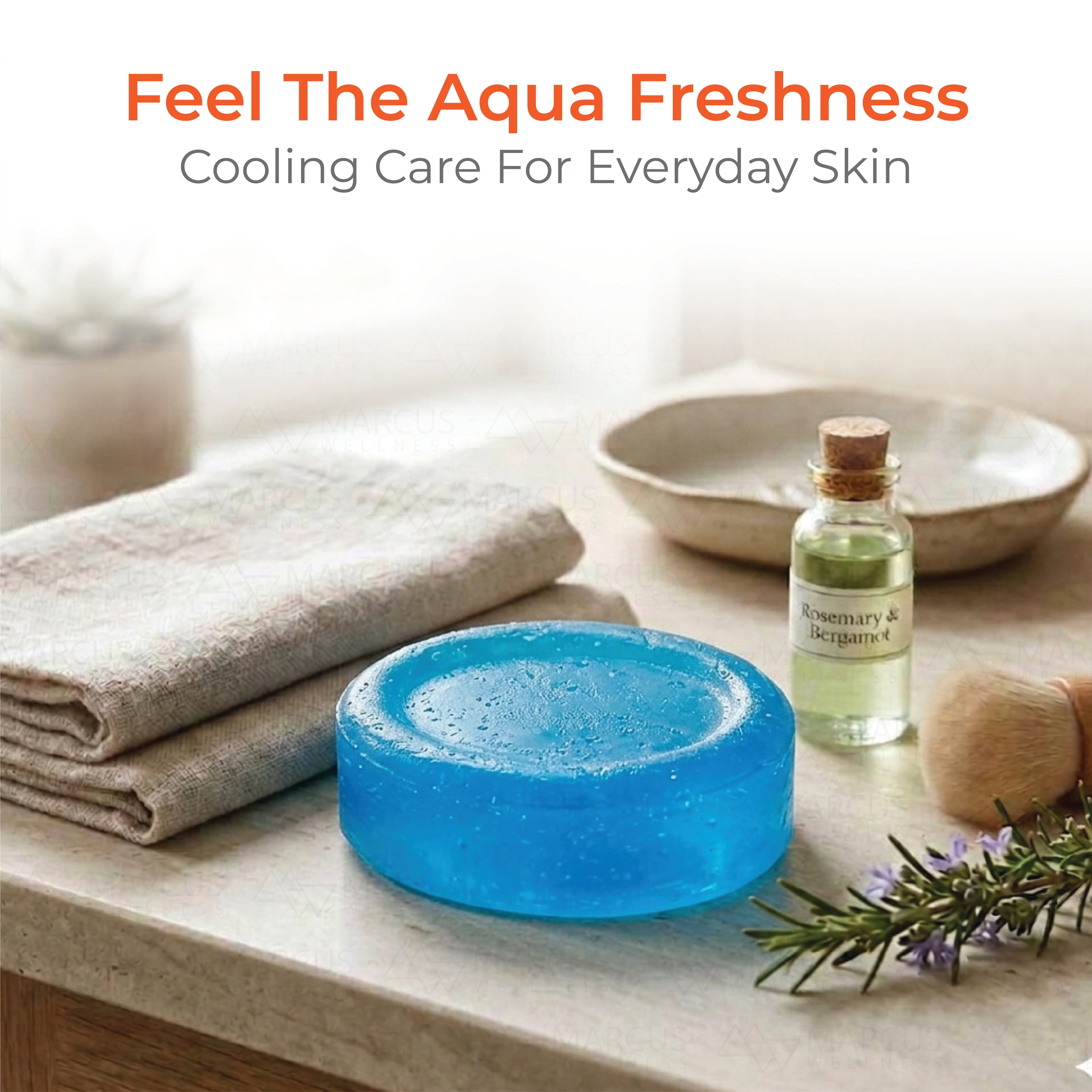 Aqua Cool Handmade Natural Glycerine Soap 100gm