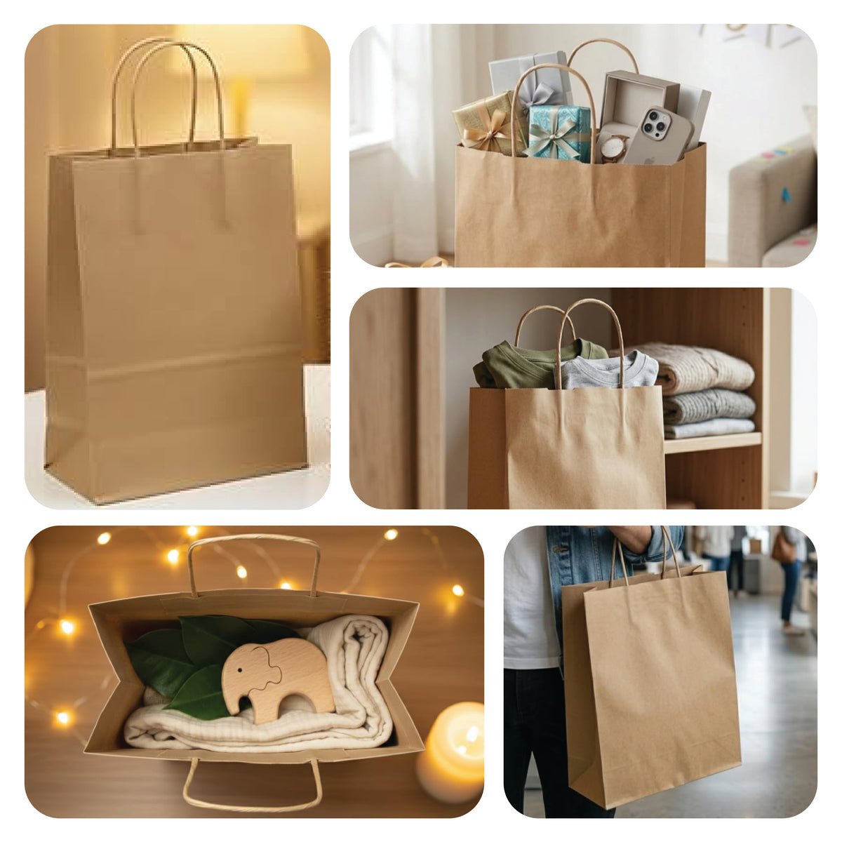 Brown Craft Paper Bag