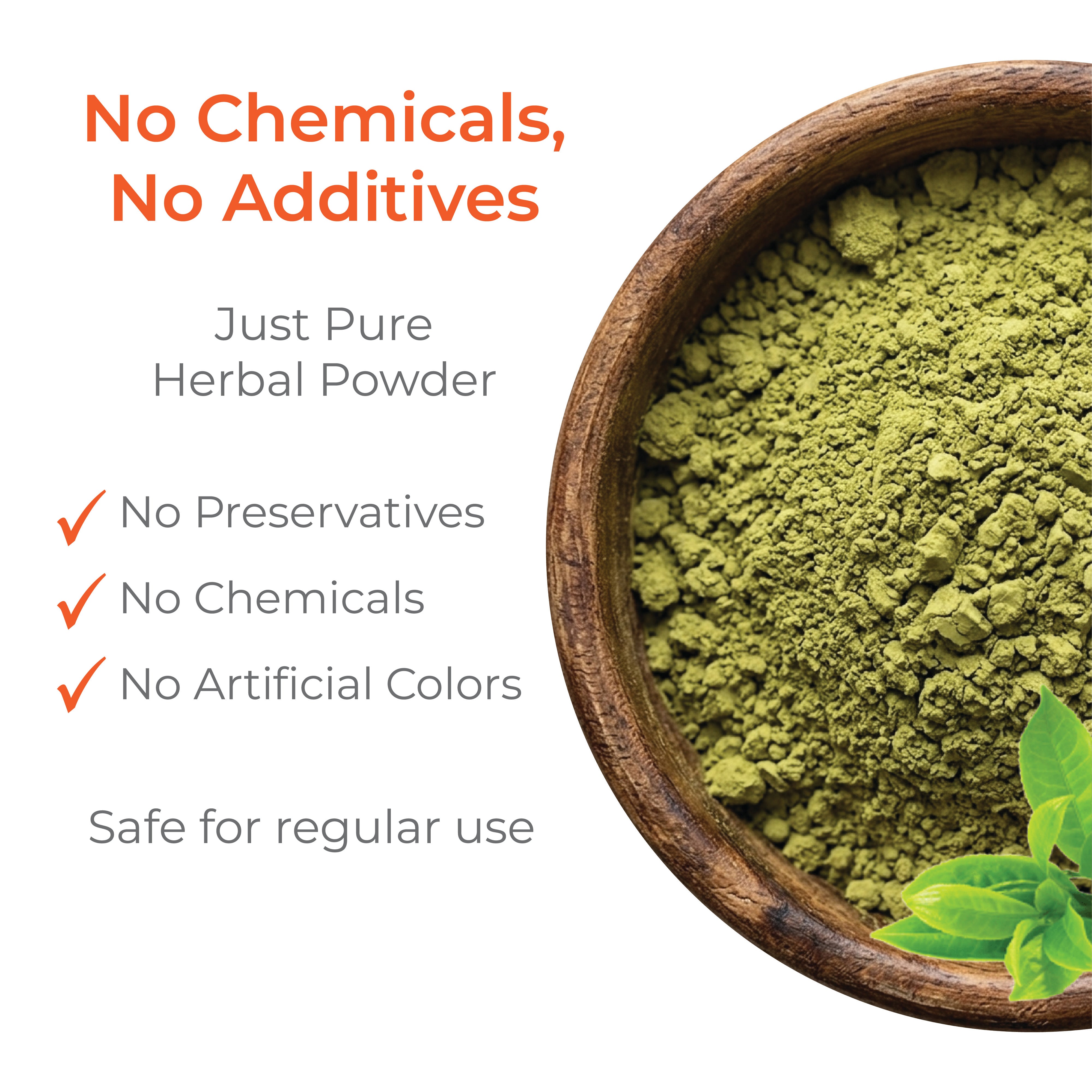 Colorless Henna Leaves Powder