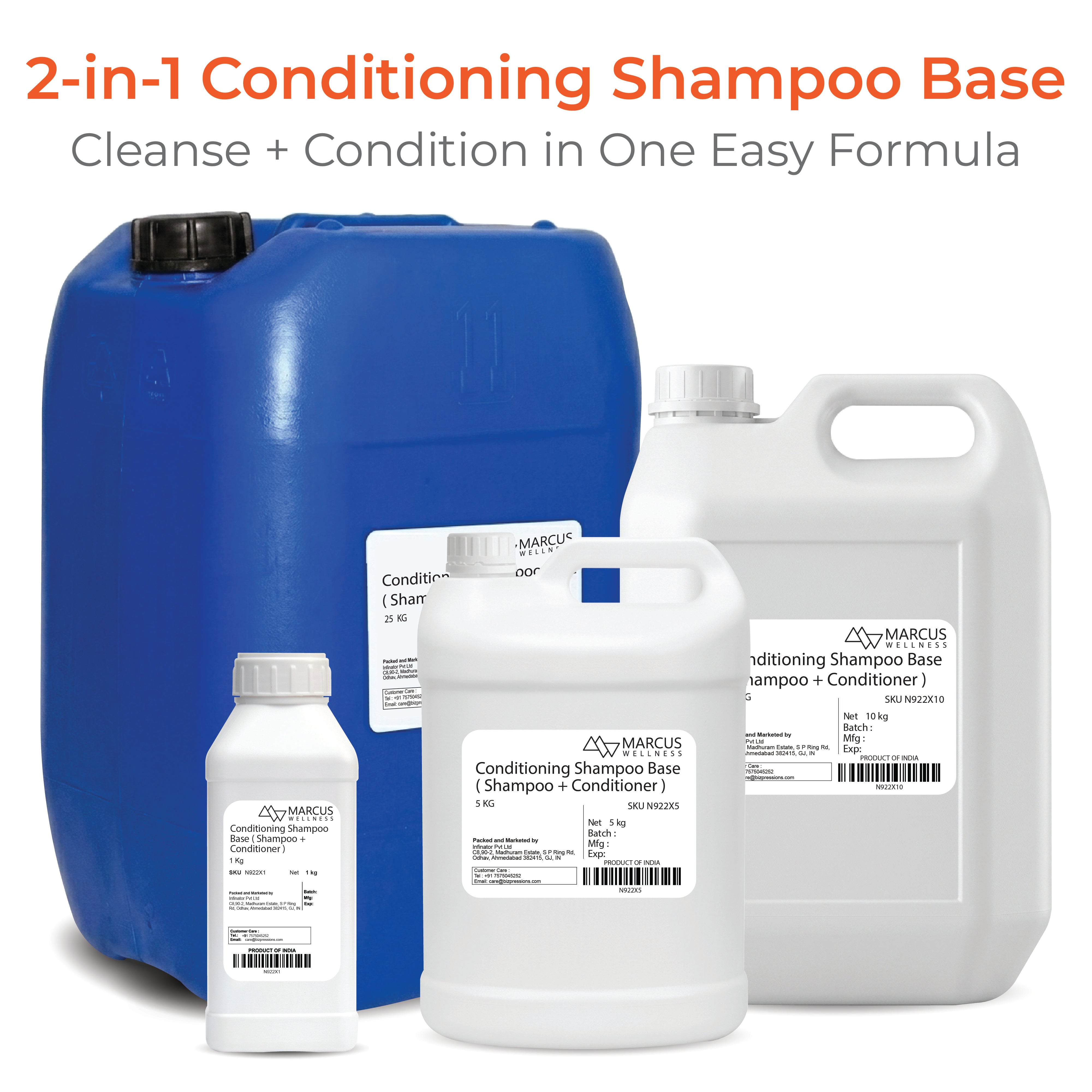 Conditioning Shampoo Base for DIY Hair Care