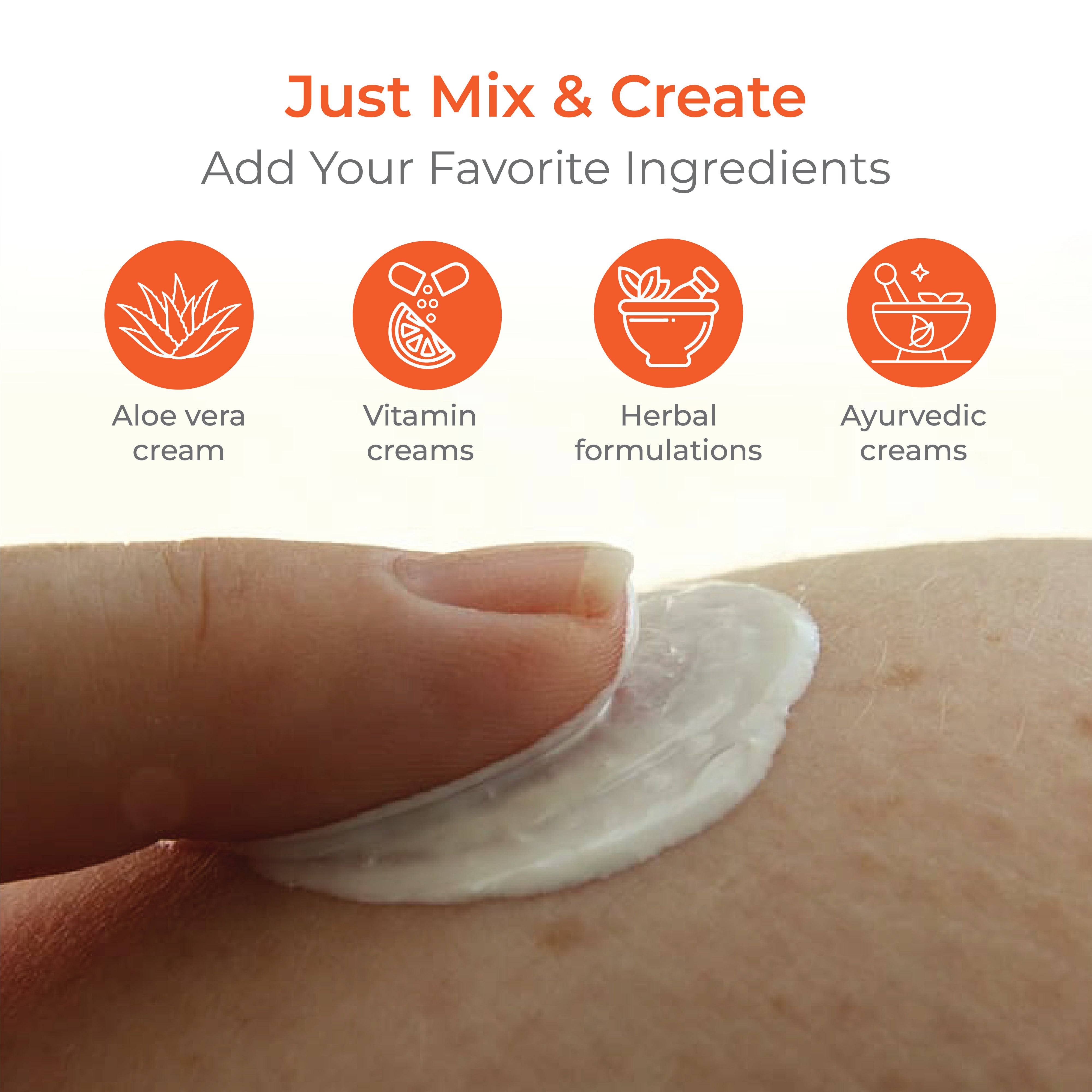 Cream Base for DIY Skincare and Cosmetic Products