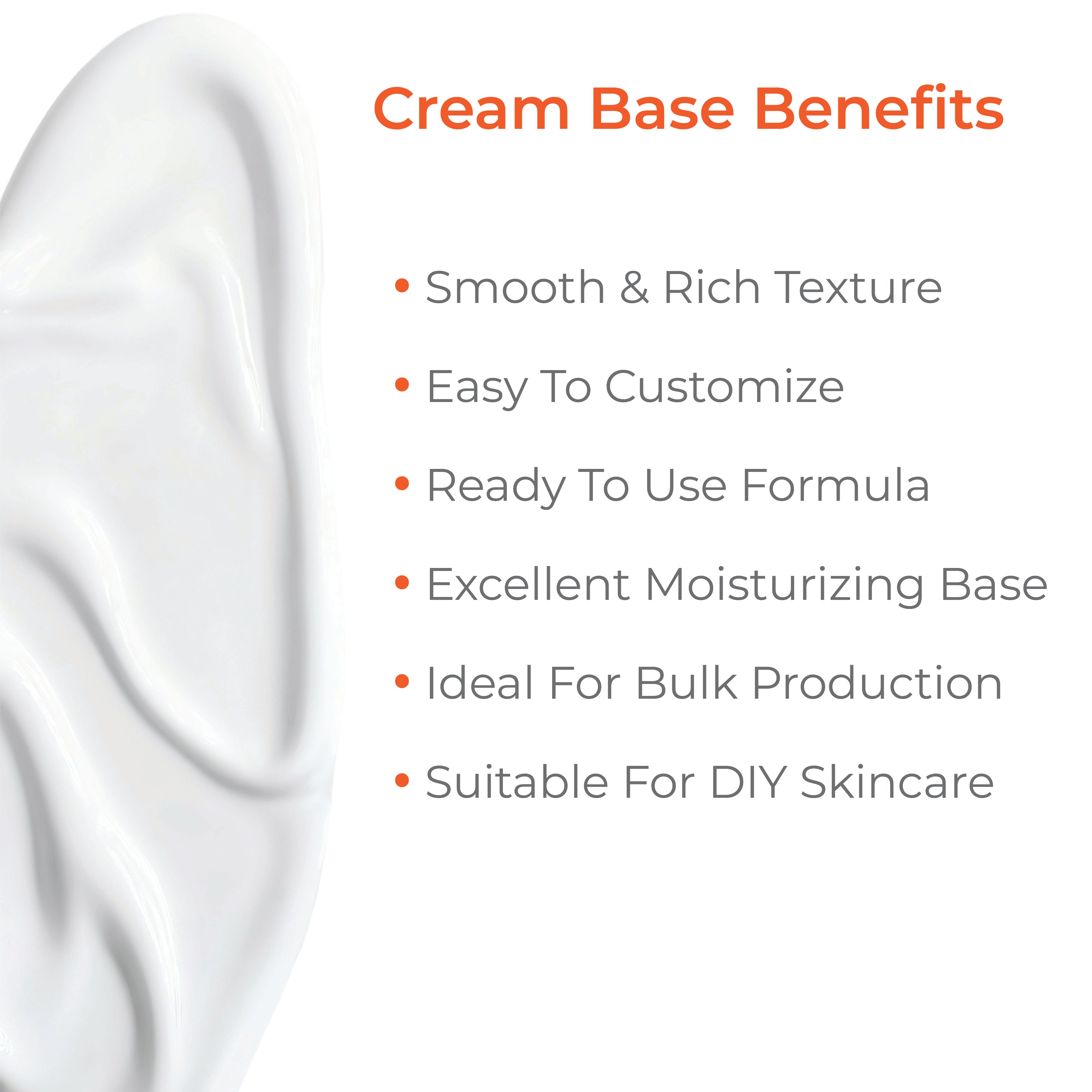 Cream Base for DIY Skincare and Cosmetic Products