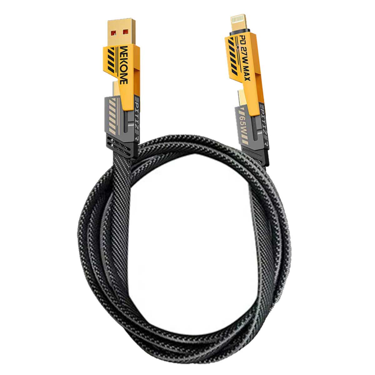 WEKOME WDC-25 Mecha Series 1.2m 4 in 1 Data Cable
