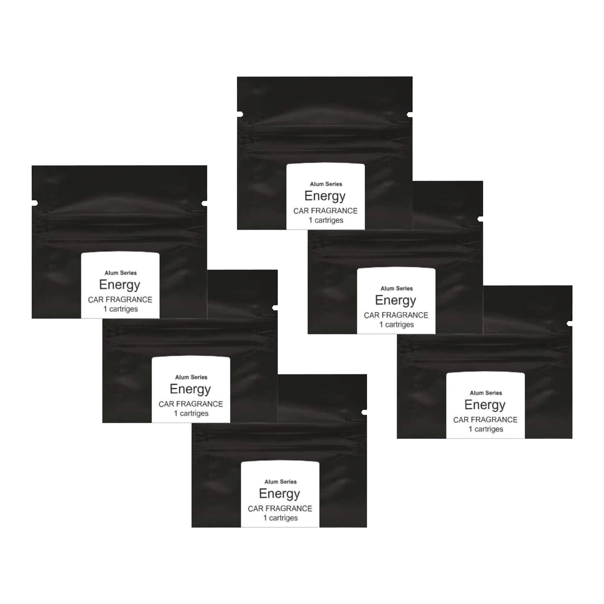Epitizer Car Air freshener Cartridges compatible with Epitizer Wooden and Aluminum Device - 6 Pcs