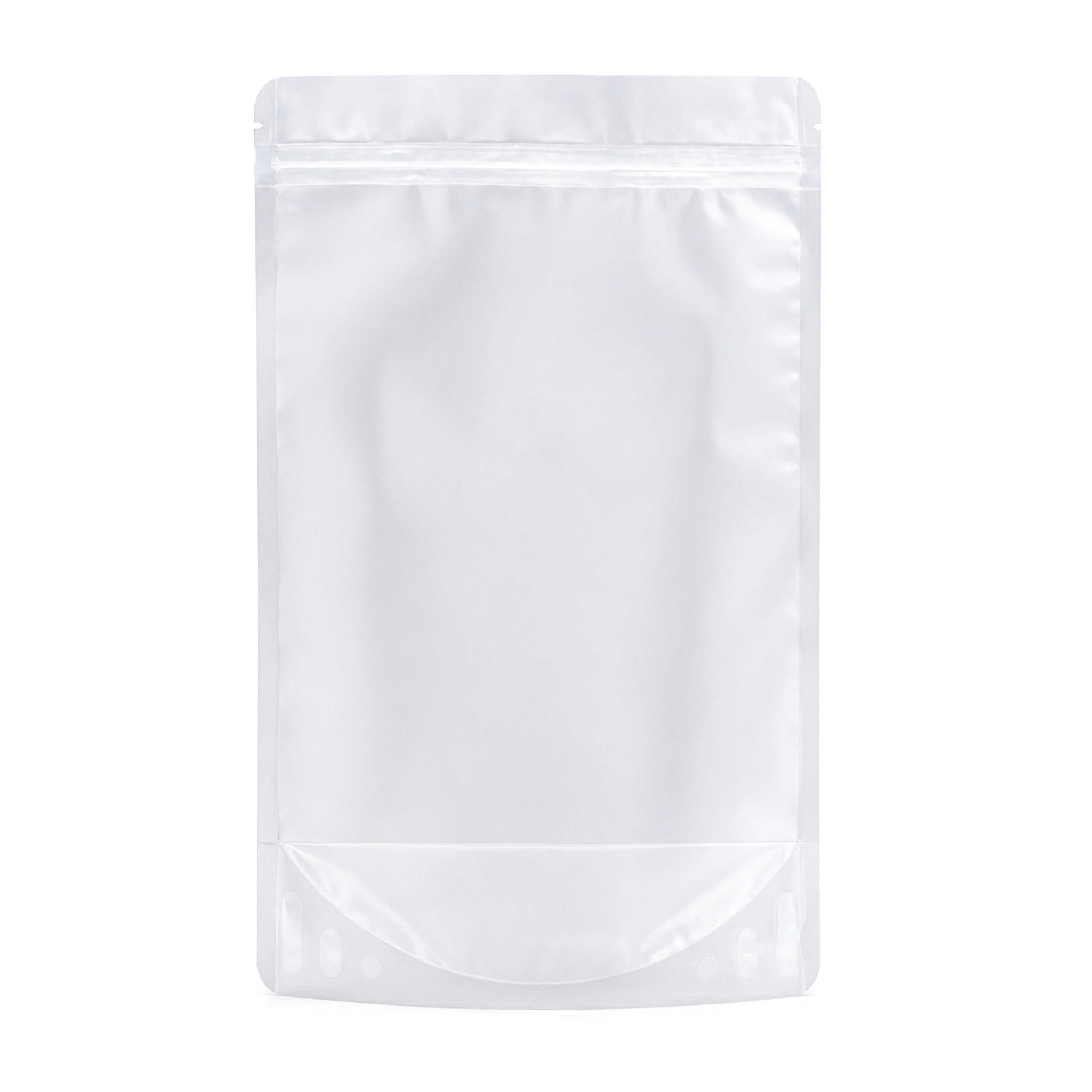 Frosted Translucent Stand Up Pouch with Zipper