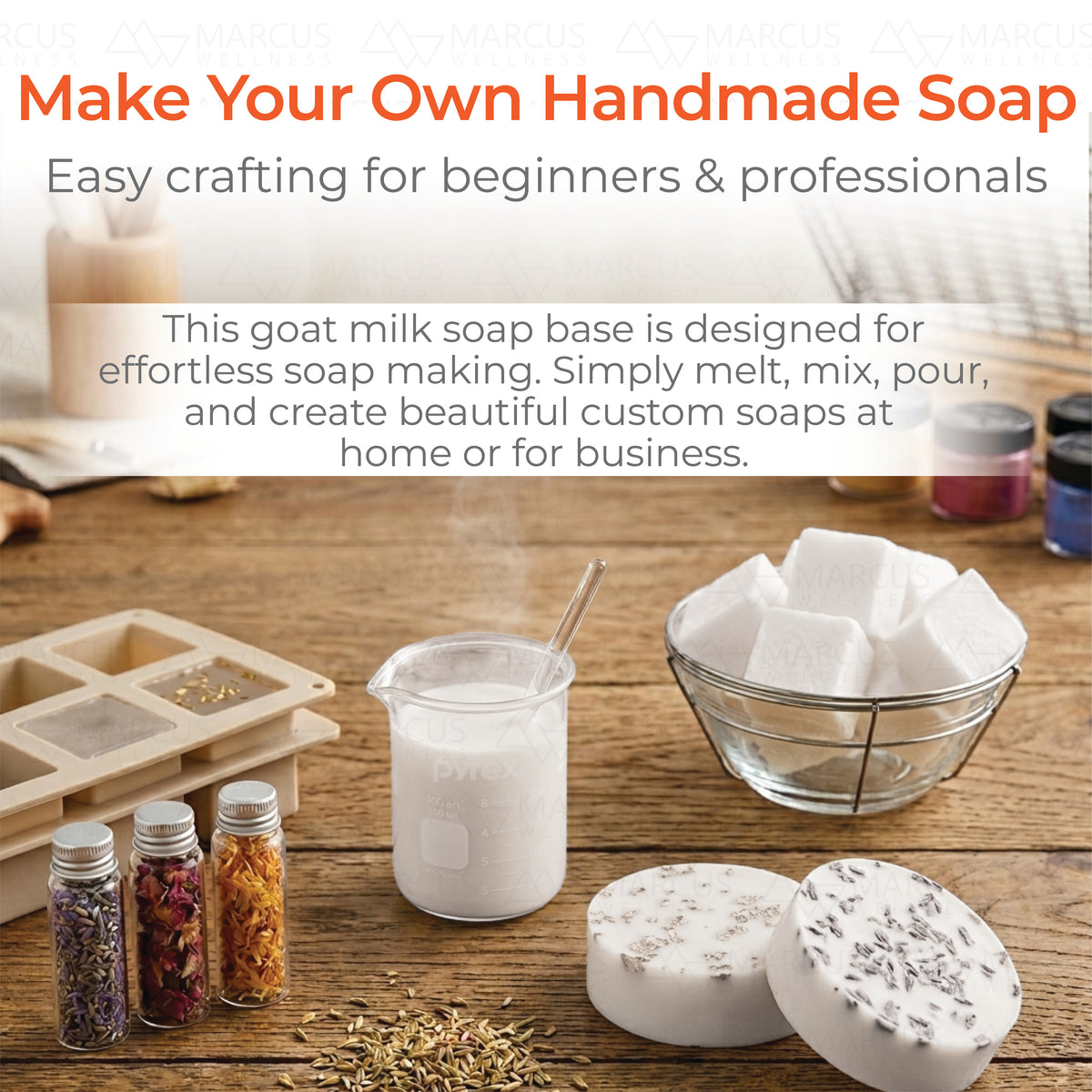 Marcus Wellness Goat Milk Soap Base