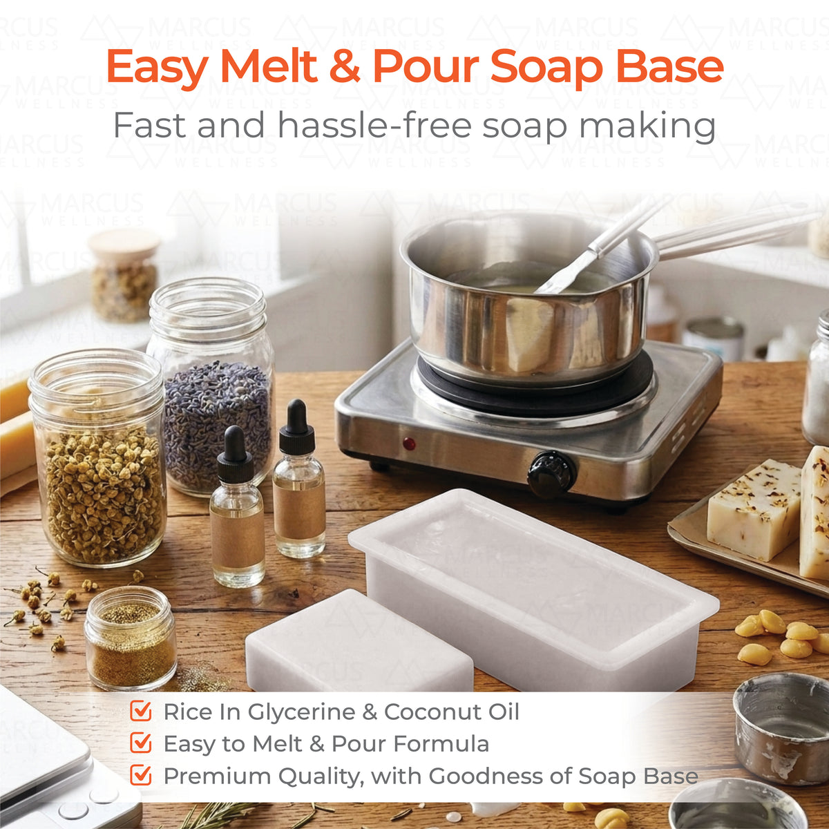 Marcus Wellness Goat Milk Soap Base
