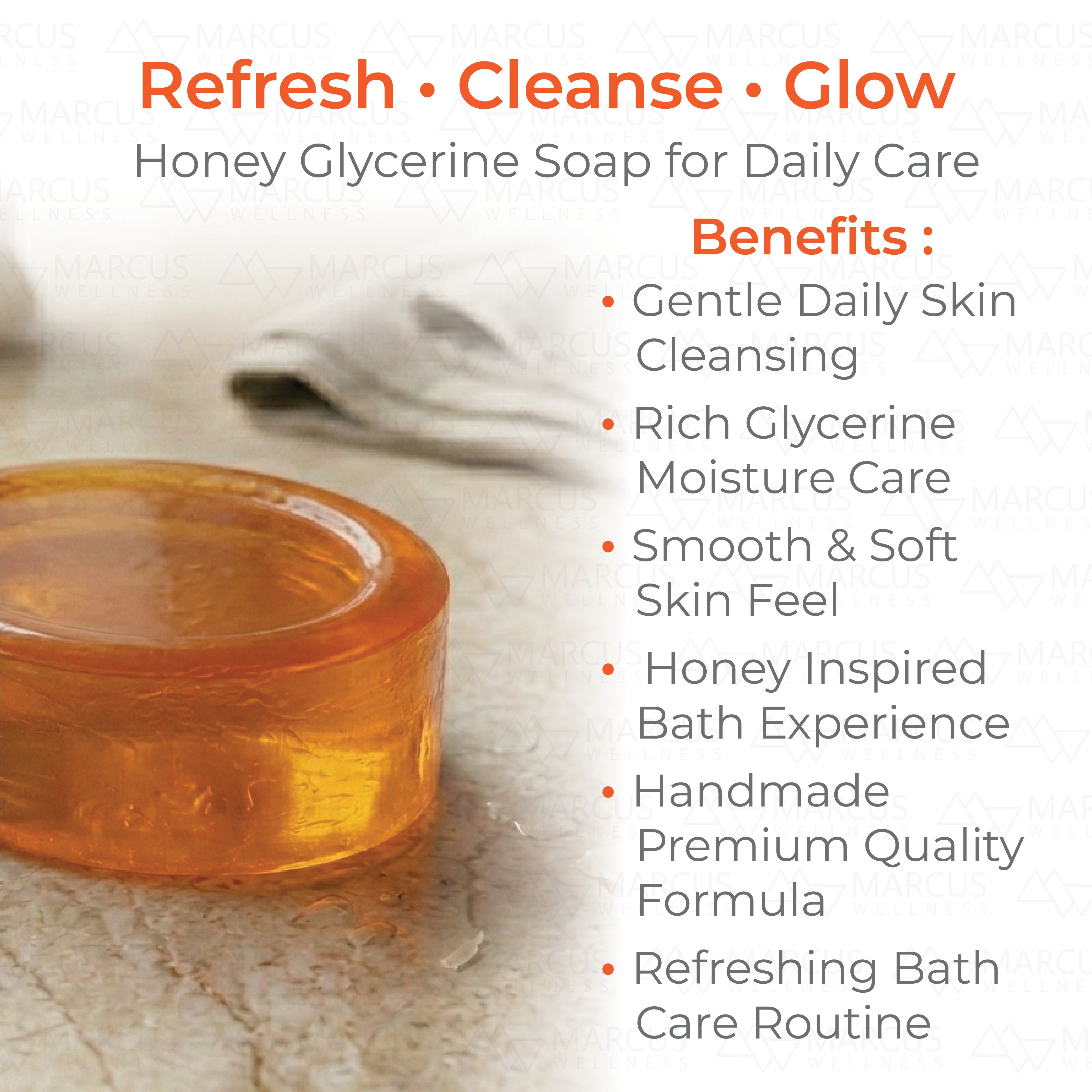 Honey Handmade Natural Glycerine Soap 100gm