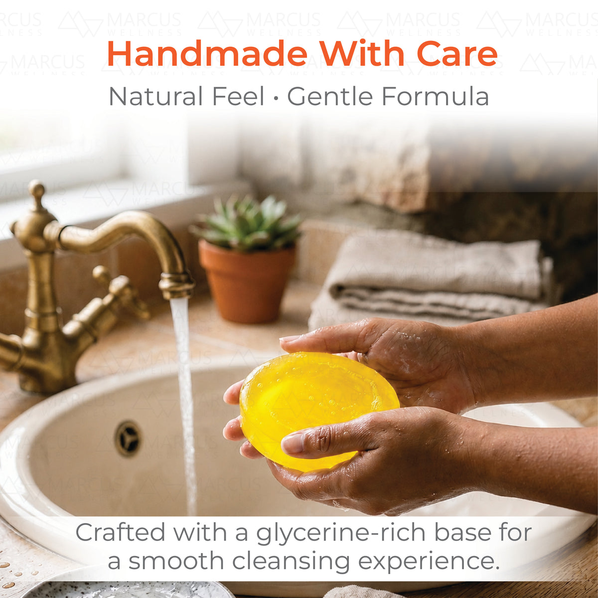 Lemon Handmade Natural Glycerine Soap 100gm