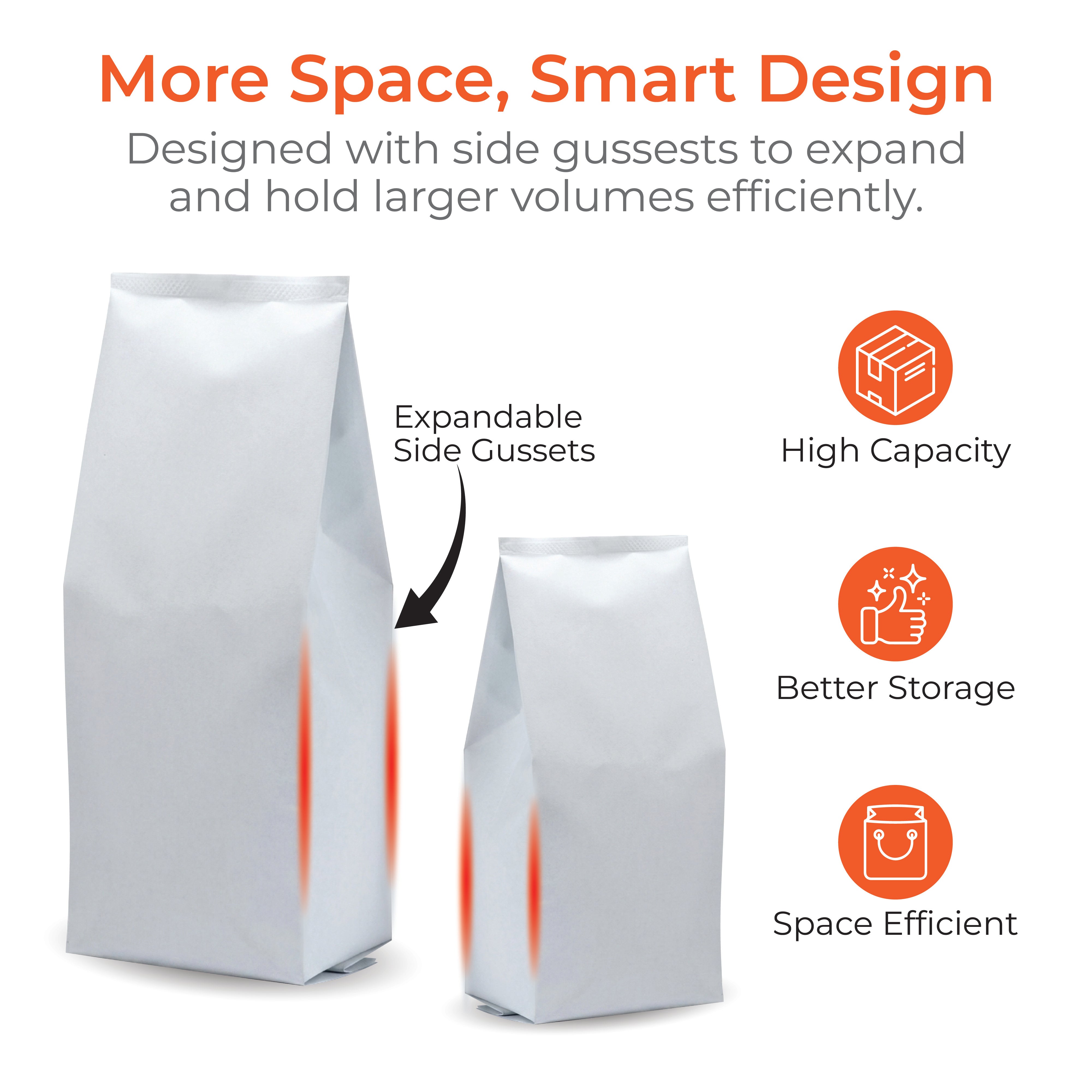 Matt Side Gusset Pouch for Packaging