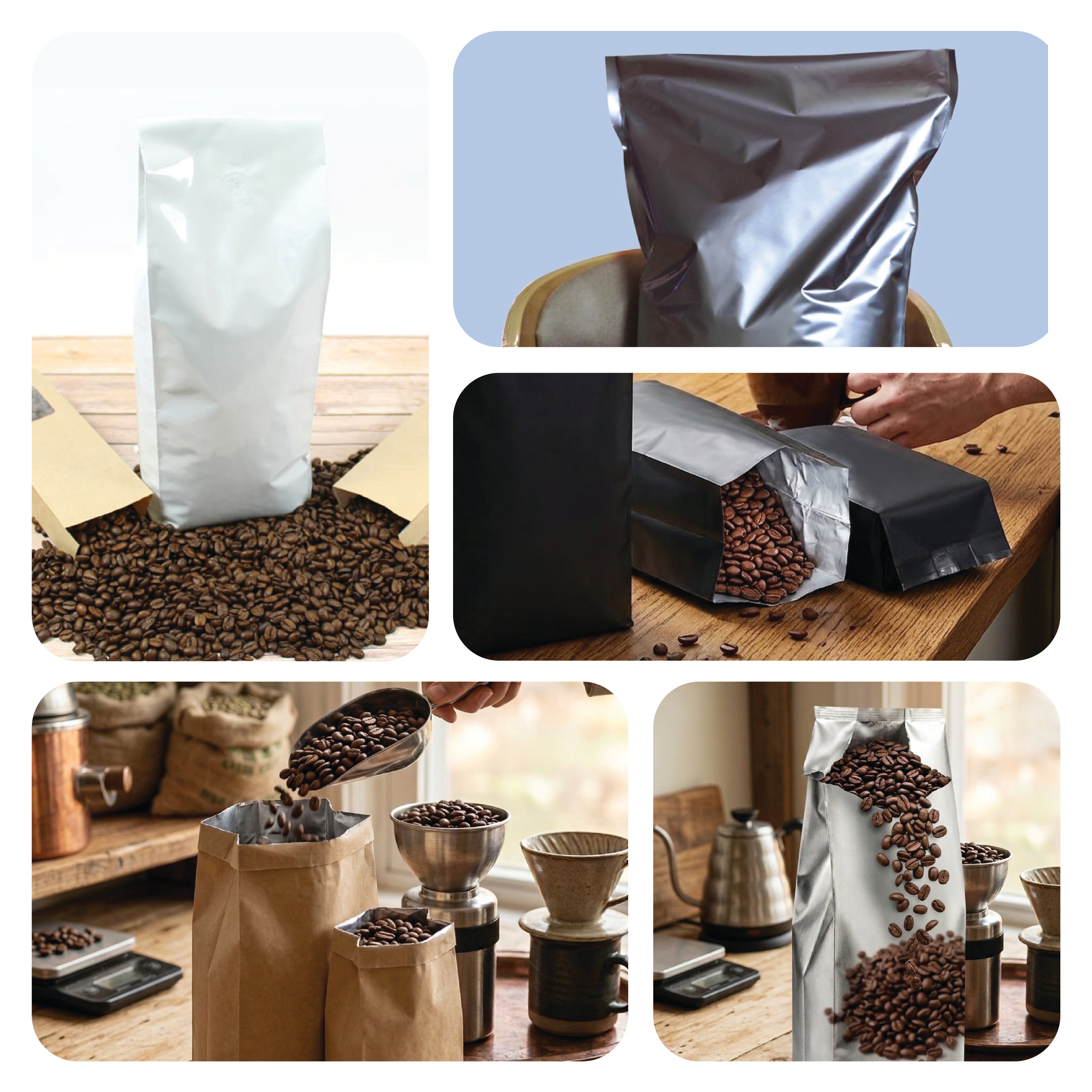 Matt Side Gusset Pouch for Packaging