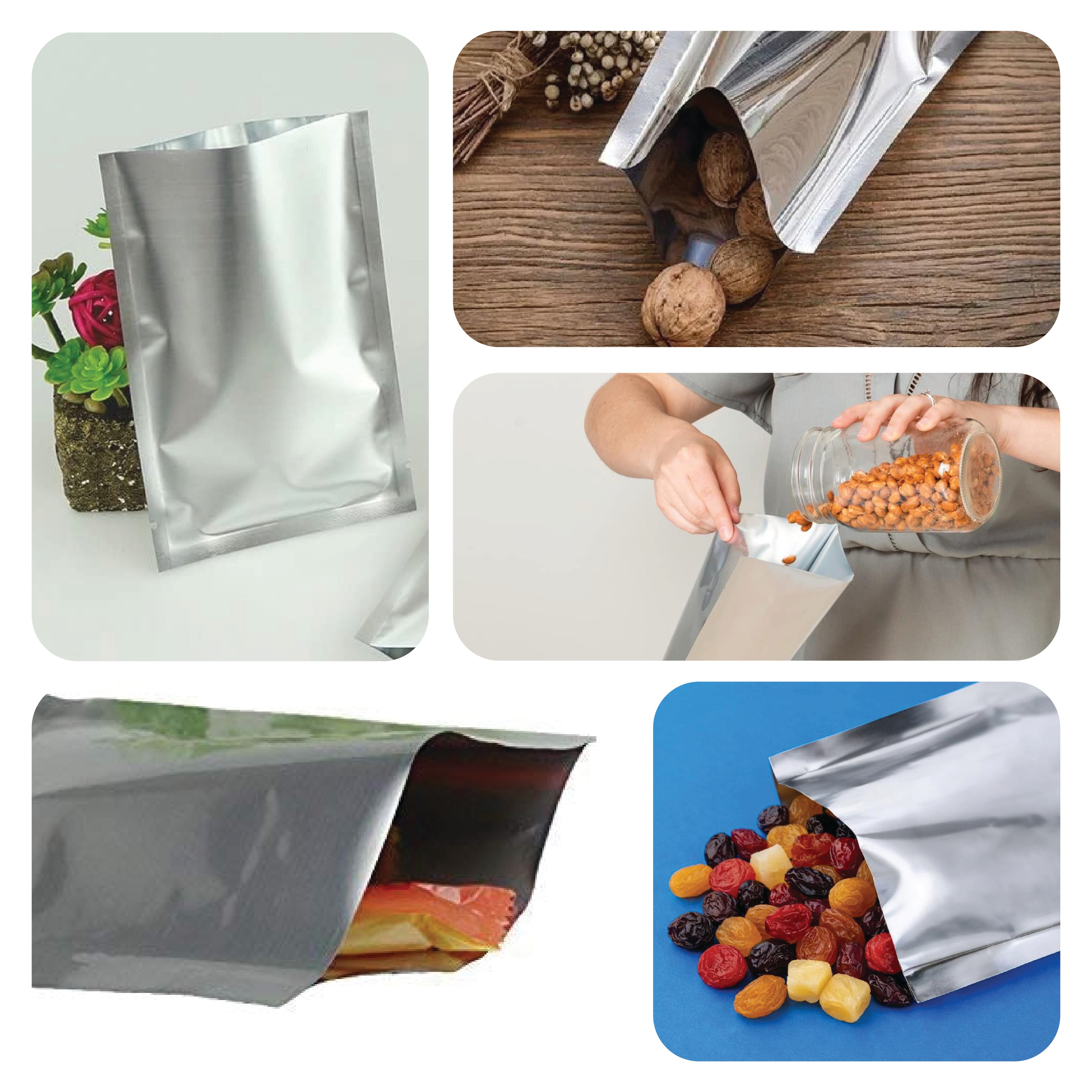 Metallic Foil Bag for Food and Packaging Use