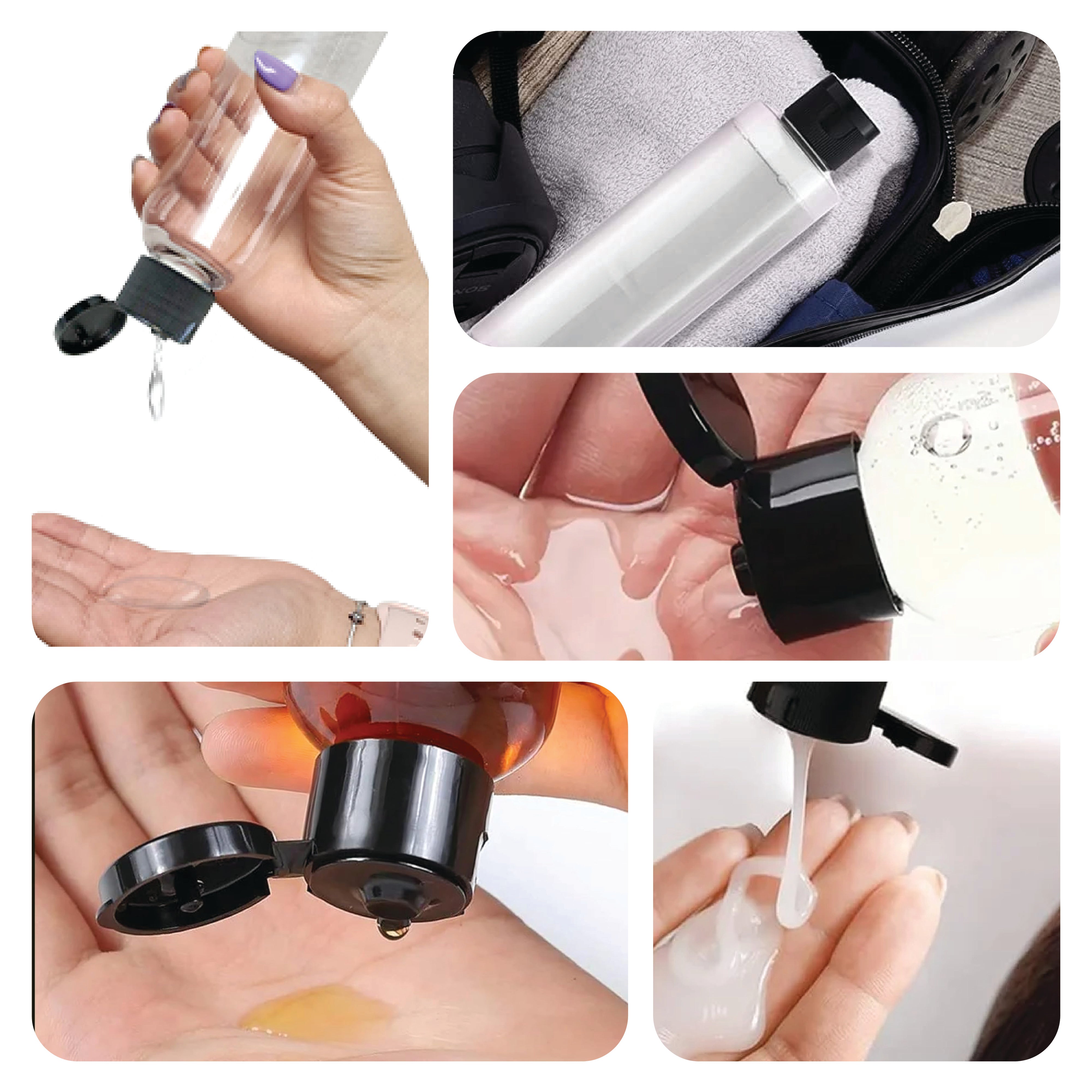 Black Flip Top Cap
