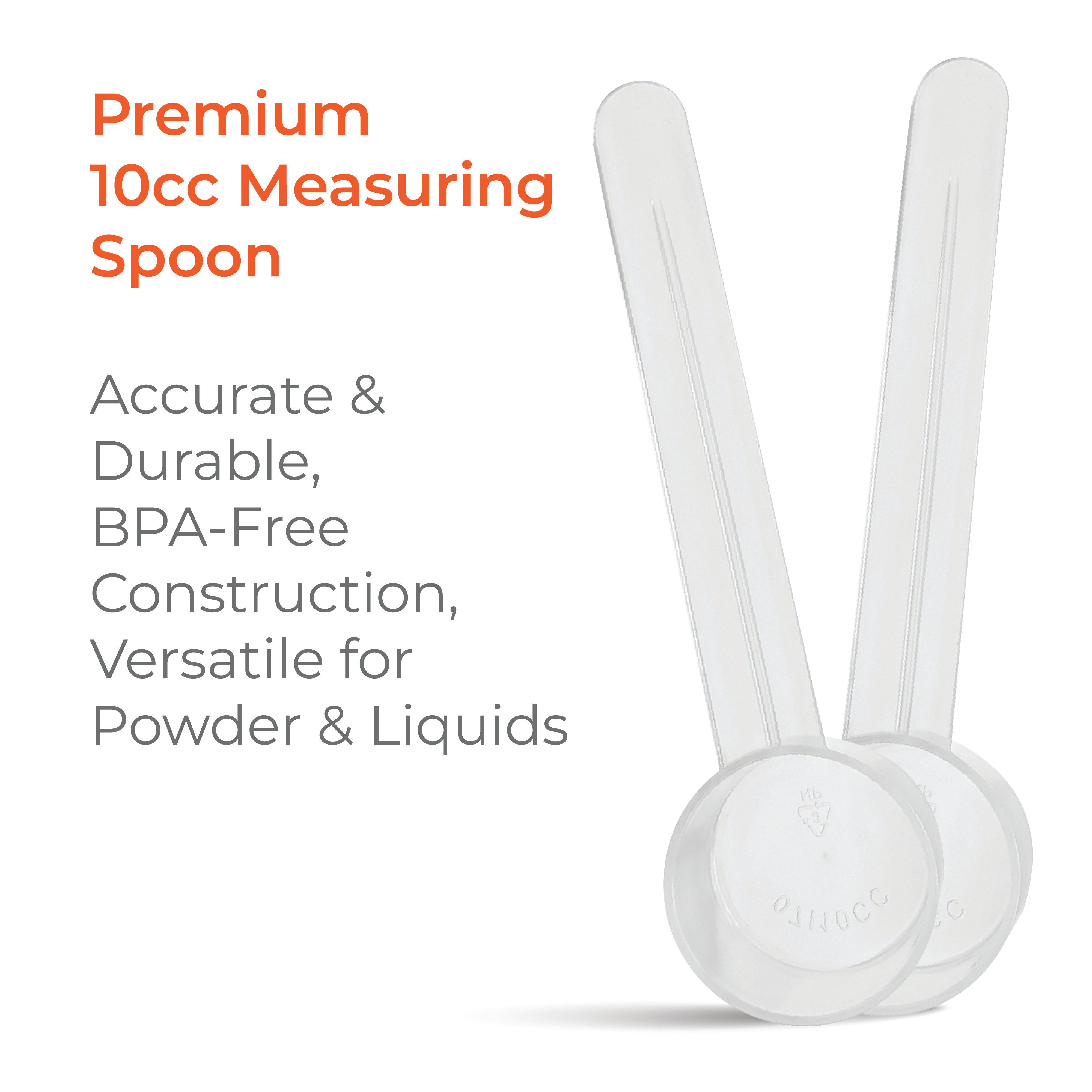 10ml Clear Plastic Measuring Scoop