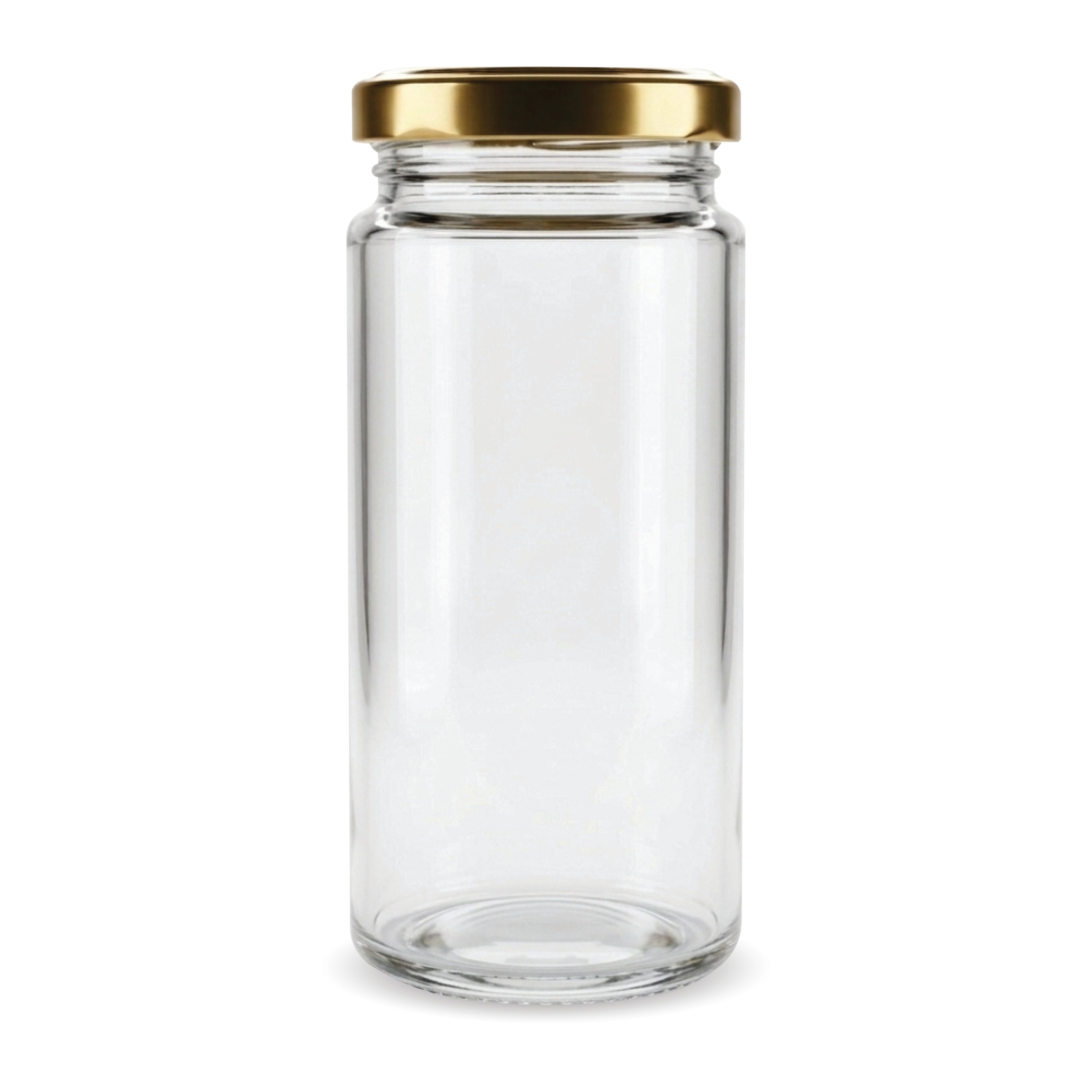 250ml Bamboo Glass Jar with 53mm Lug Cap