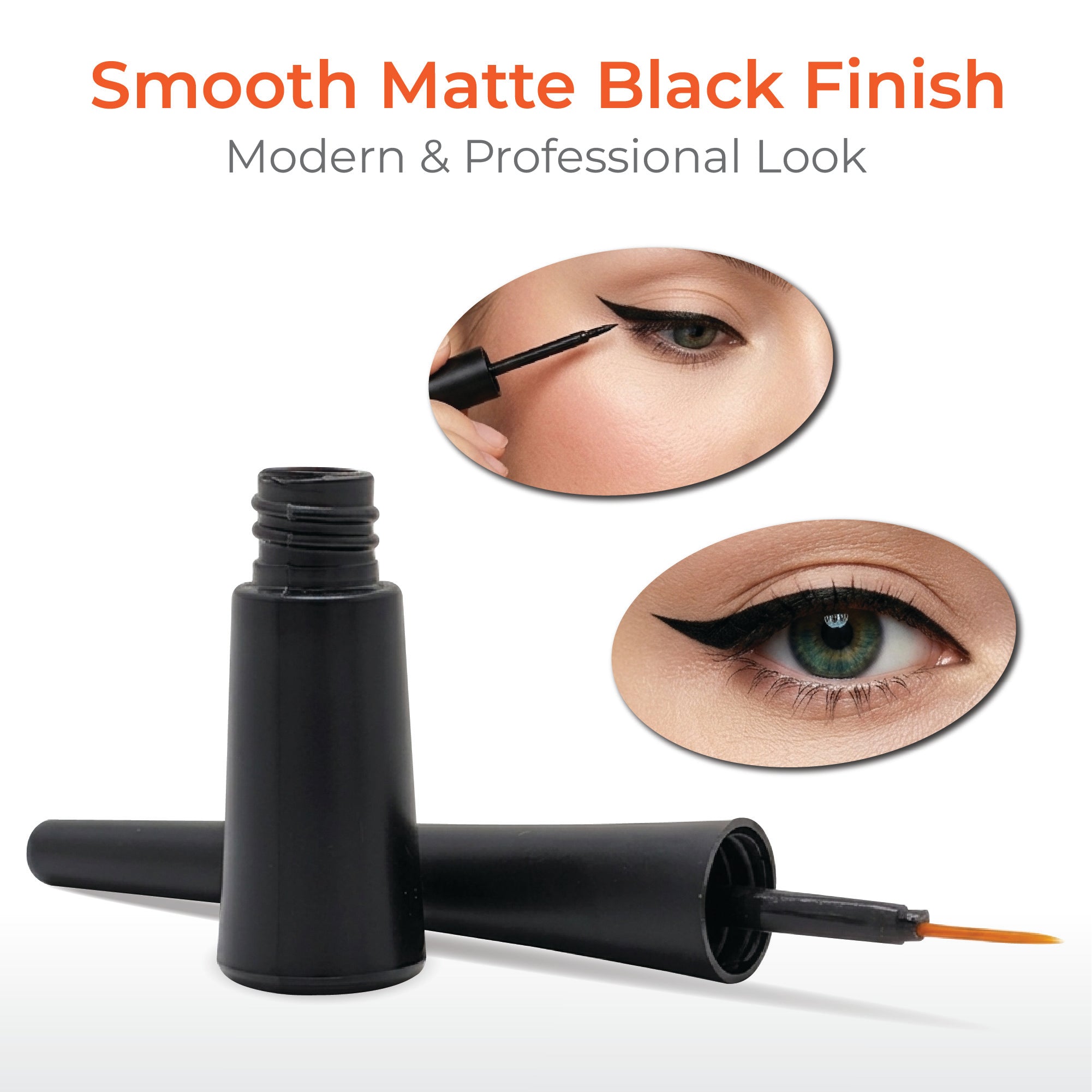 4ml Matte Black Eyeliner Container
