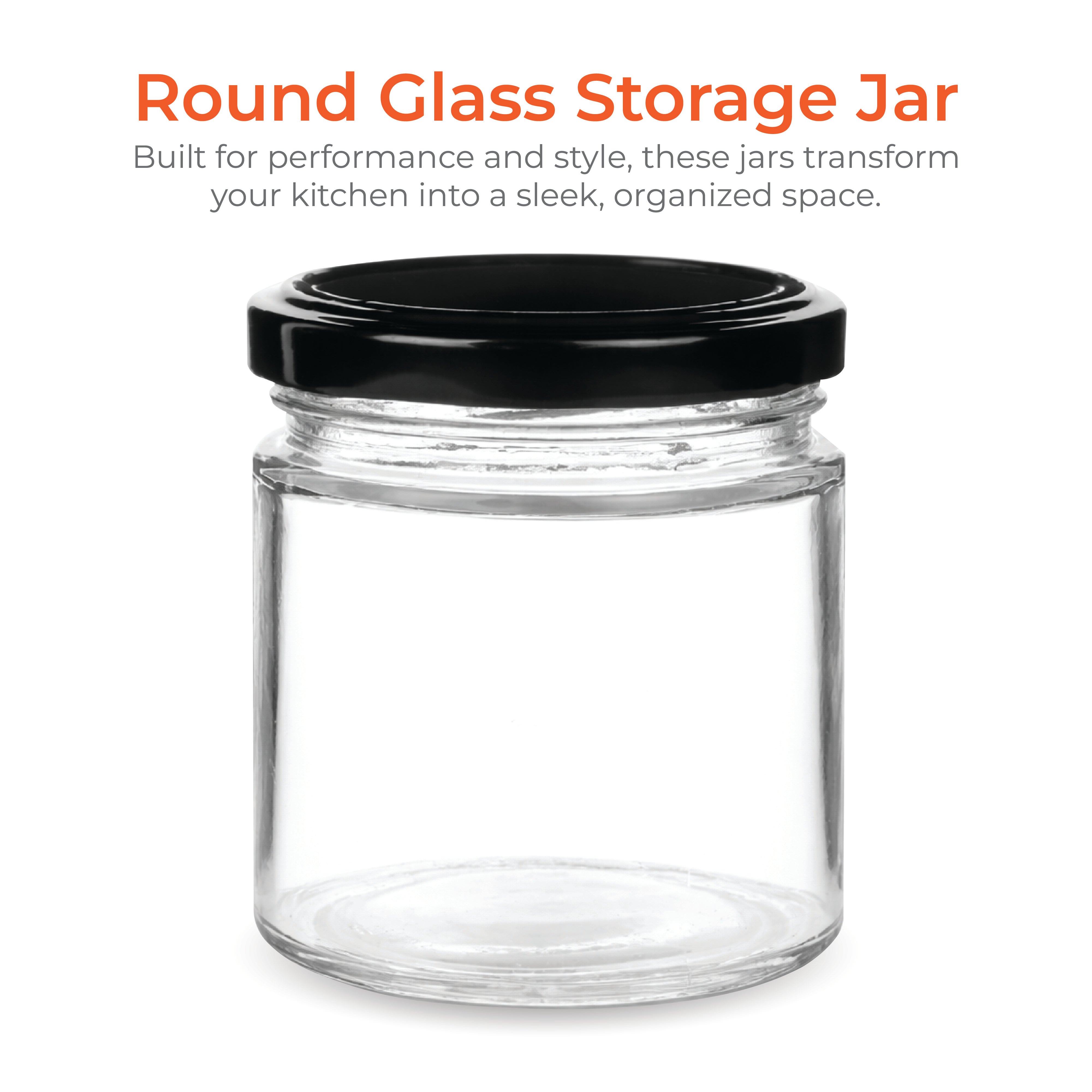 200ml Salsa Glass Jar with 63mm Lug Cap for Pickles, Sauces, Jam & Food Packaging