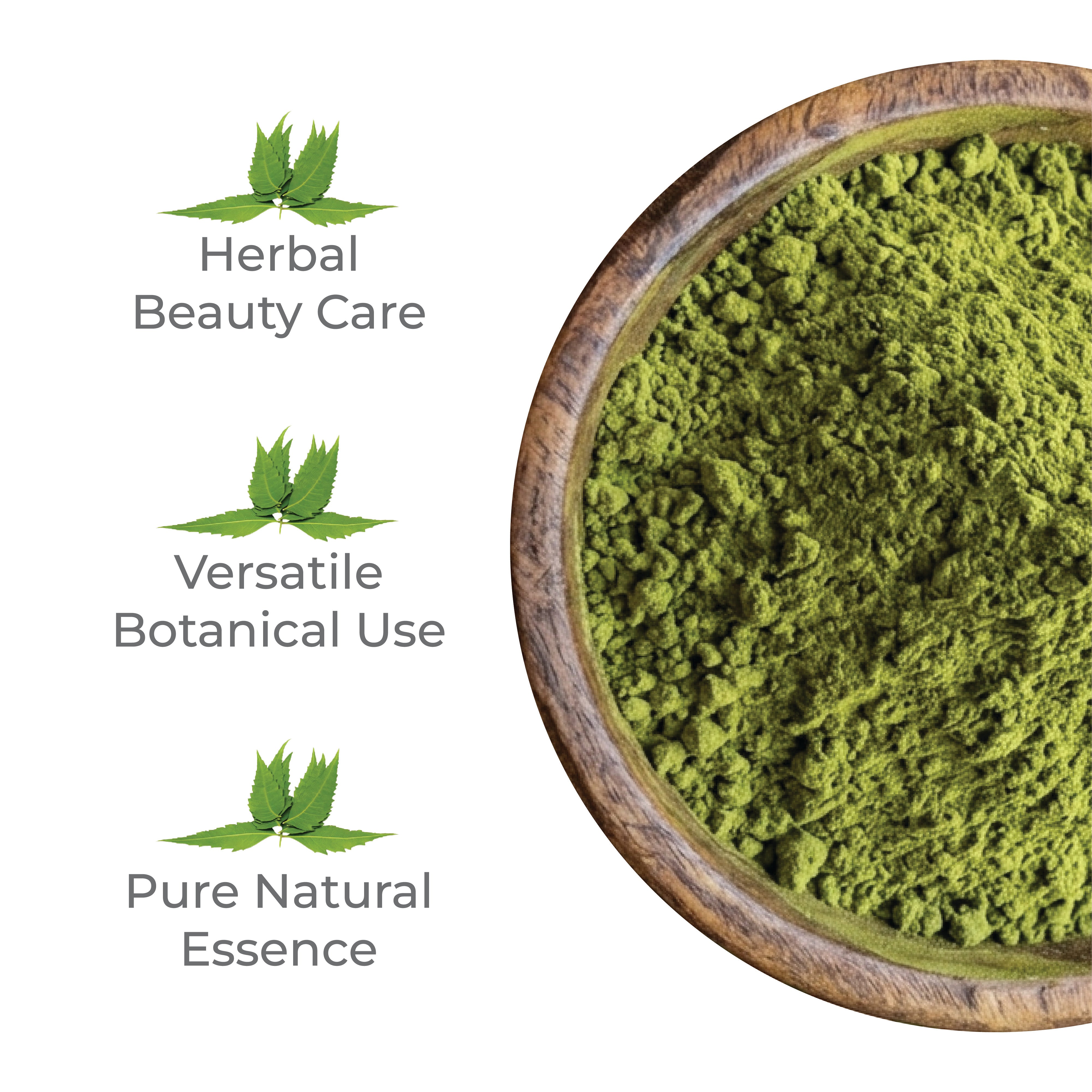 Neem Leaves Powder for Skin Health Hair Care 