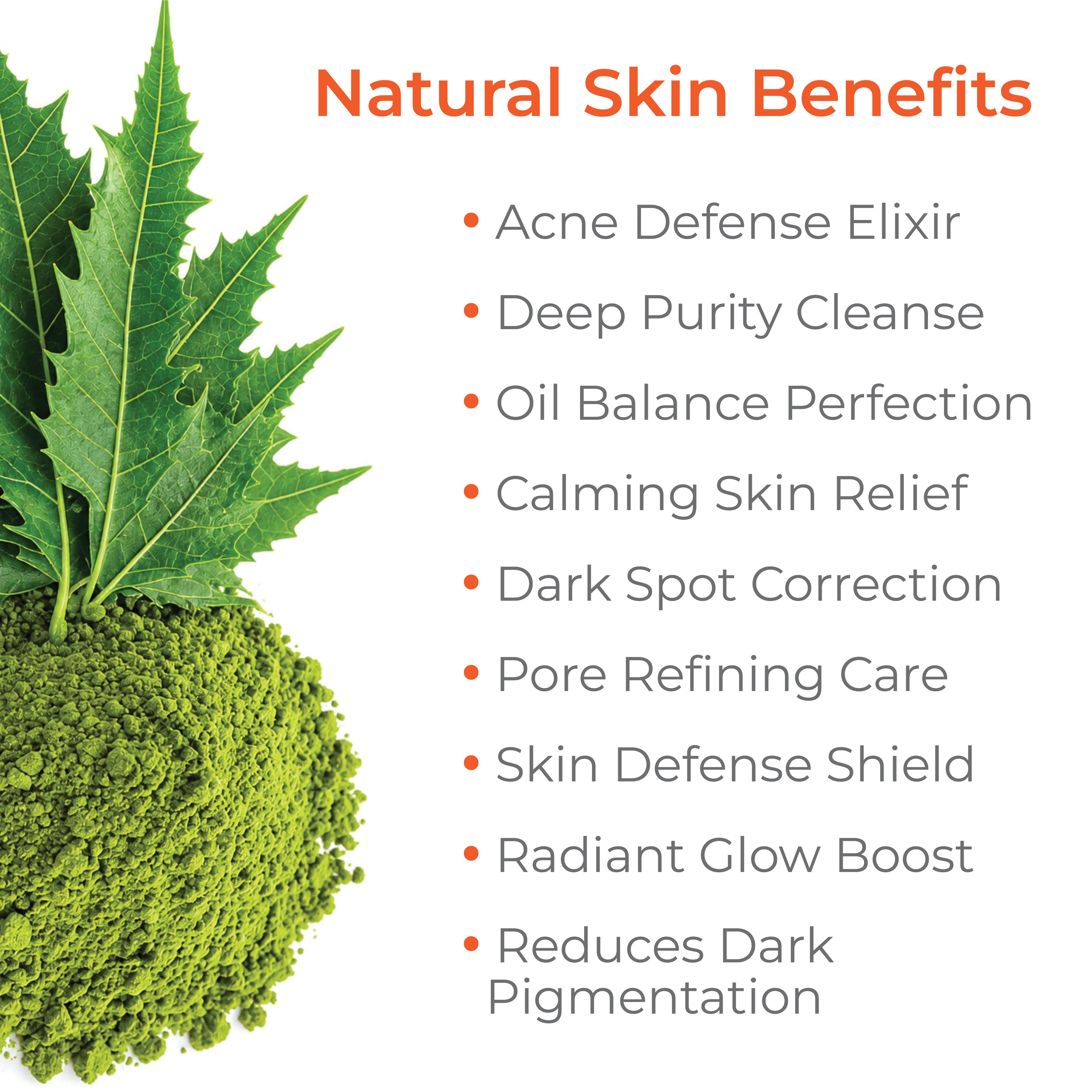 Neem Leaves Powder for Skin Health Hair Care benefits