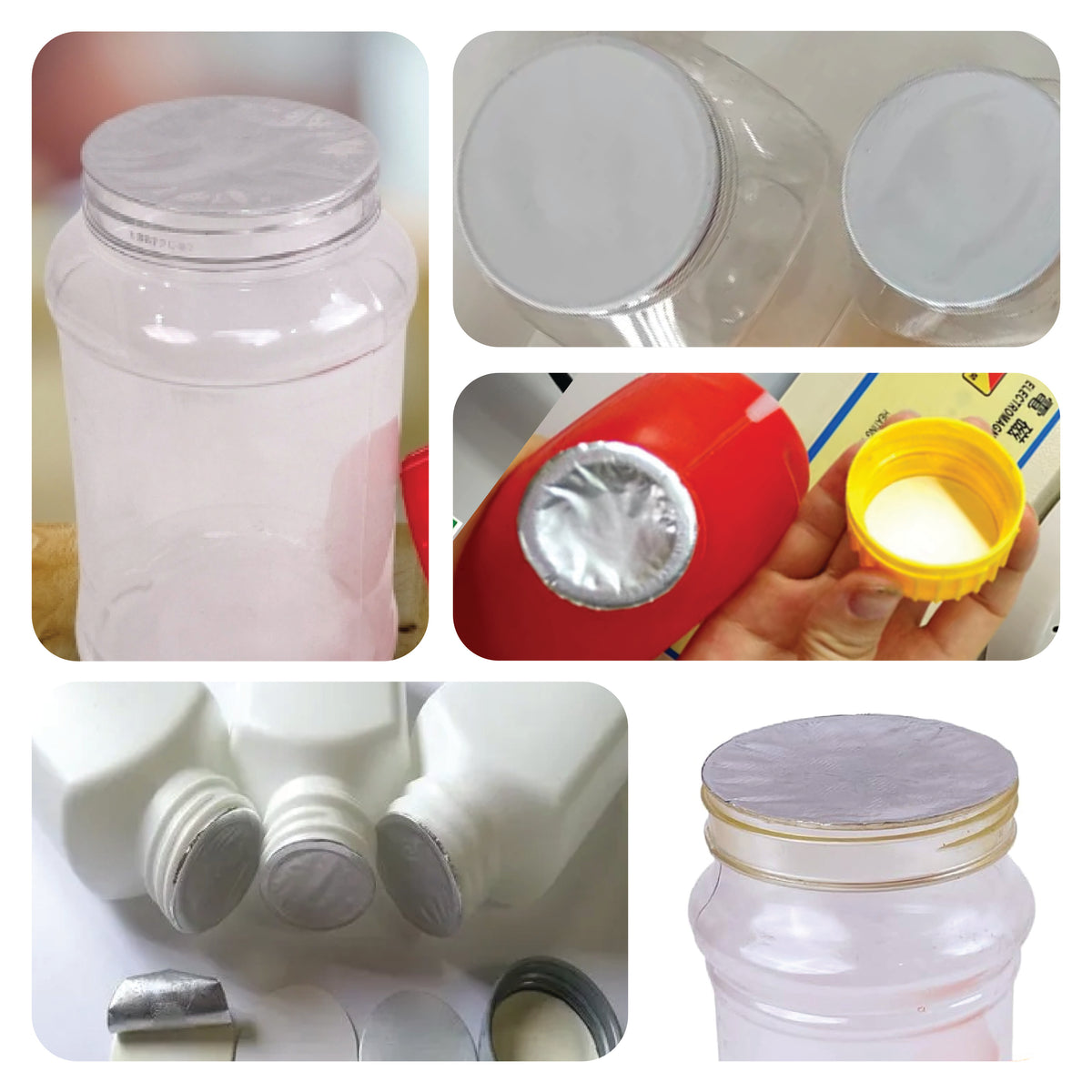 Sealing Foil Wad Plain for HDPE Bottle