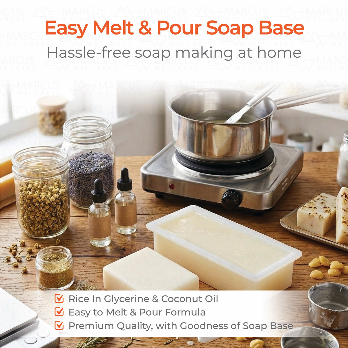 Marcus Wellness Shea Butter Soap Base