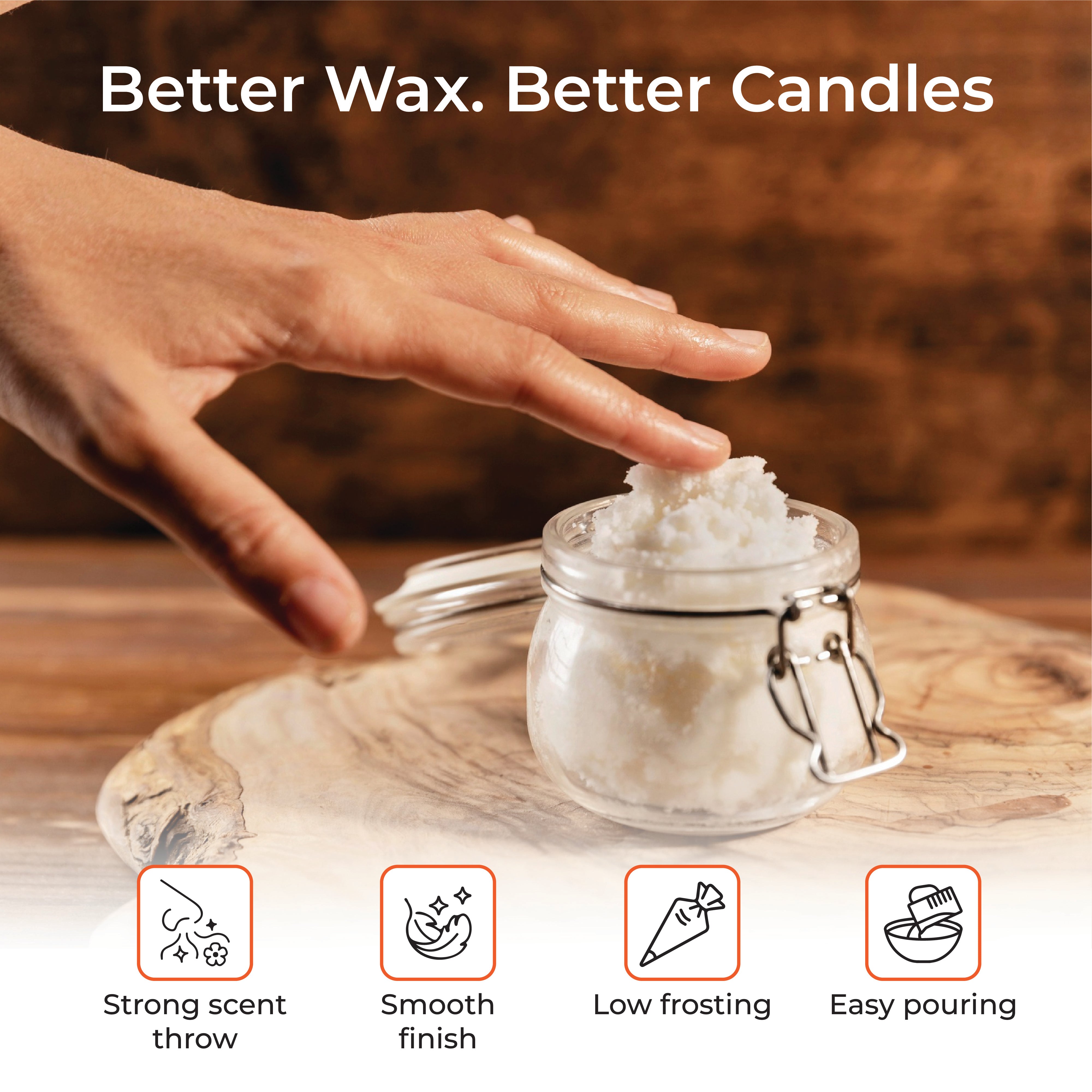 Soy Butter Wax (Soya Butter Wax) for Candles and Skincare