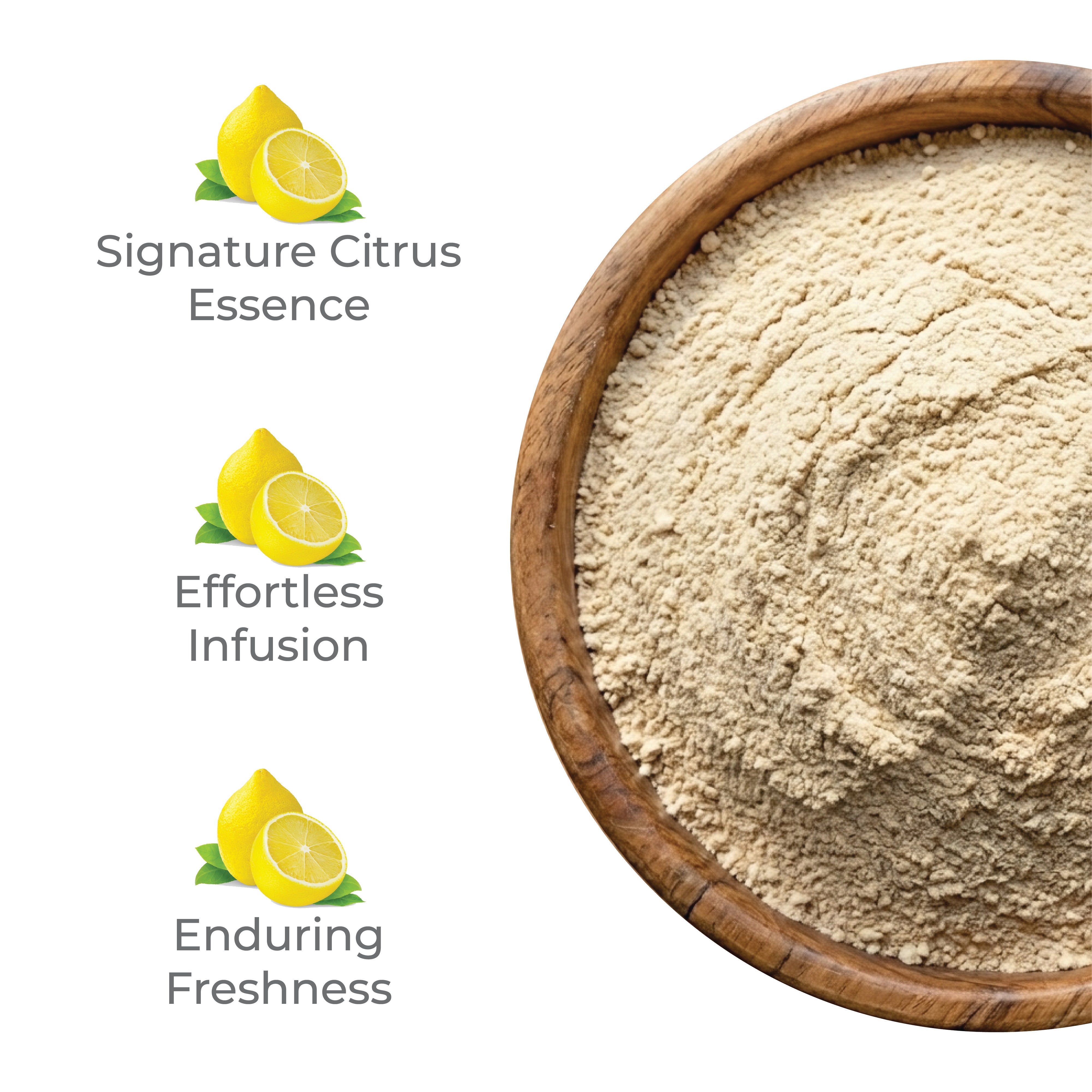 Spray Dried Lemon Powder for Food and Beverage Use