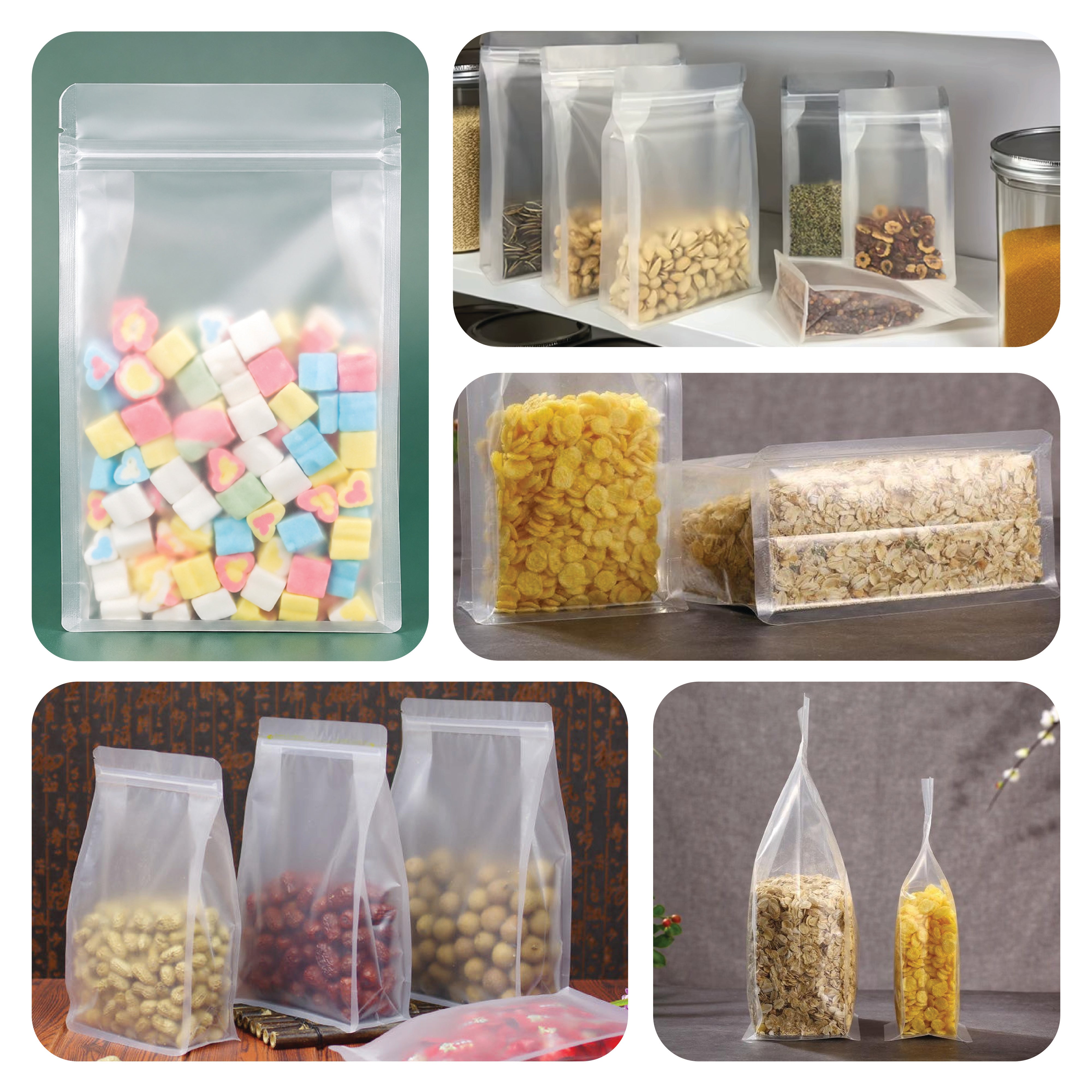 Transparent Flat Bottom Pouch