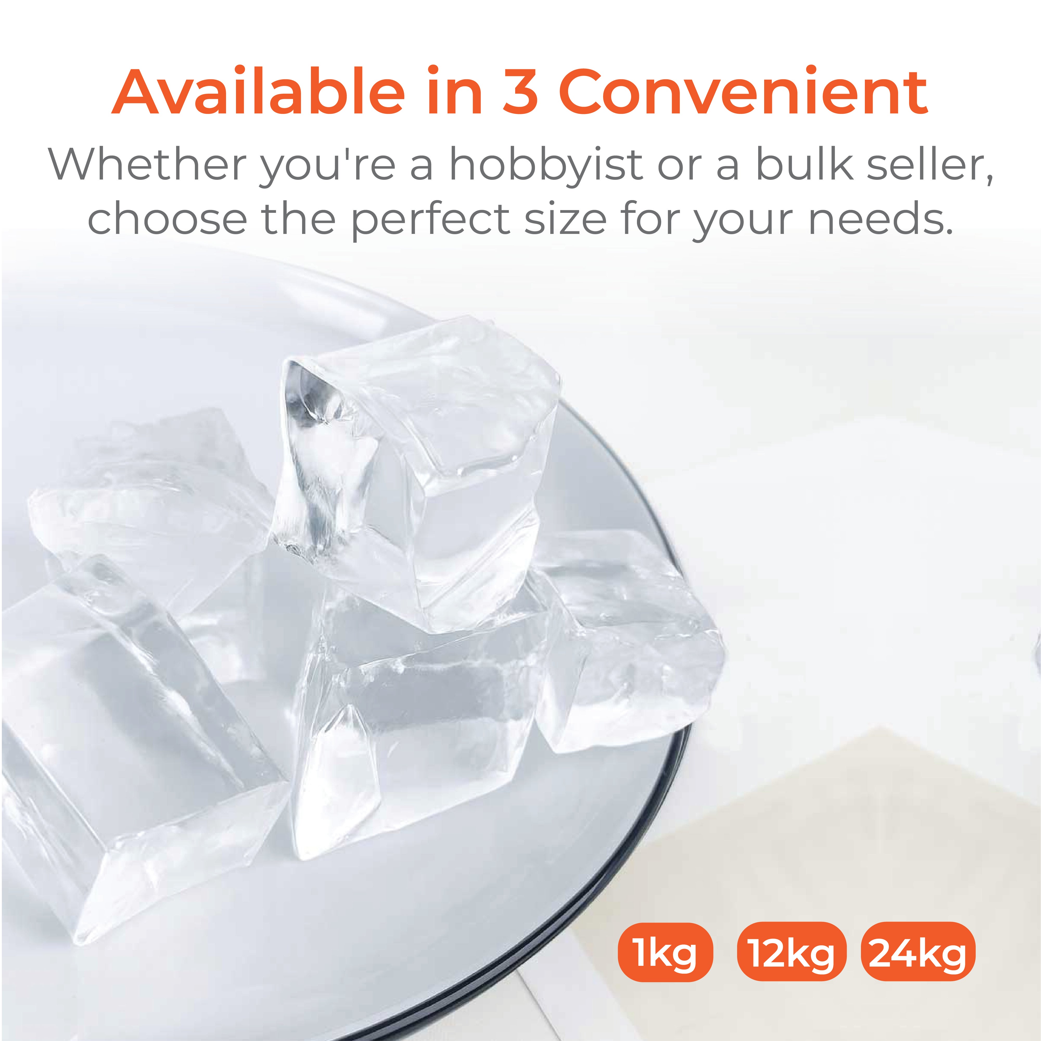 Transparent Gel Wax for Candle Making