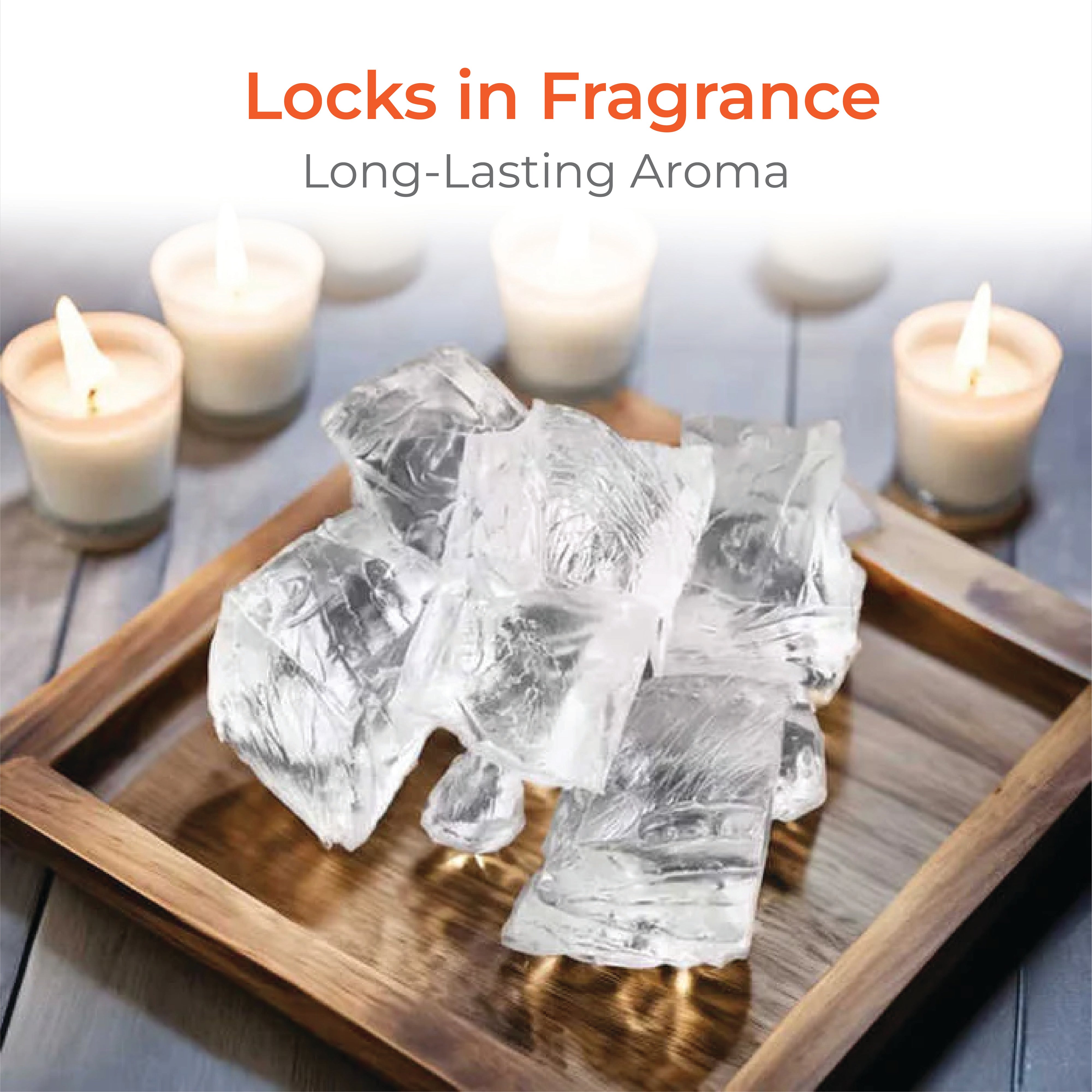 Transparent Gel Wax for Candle Making