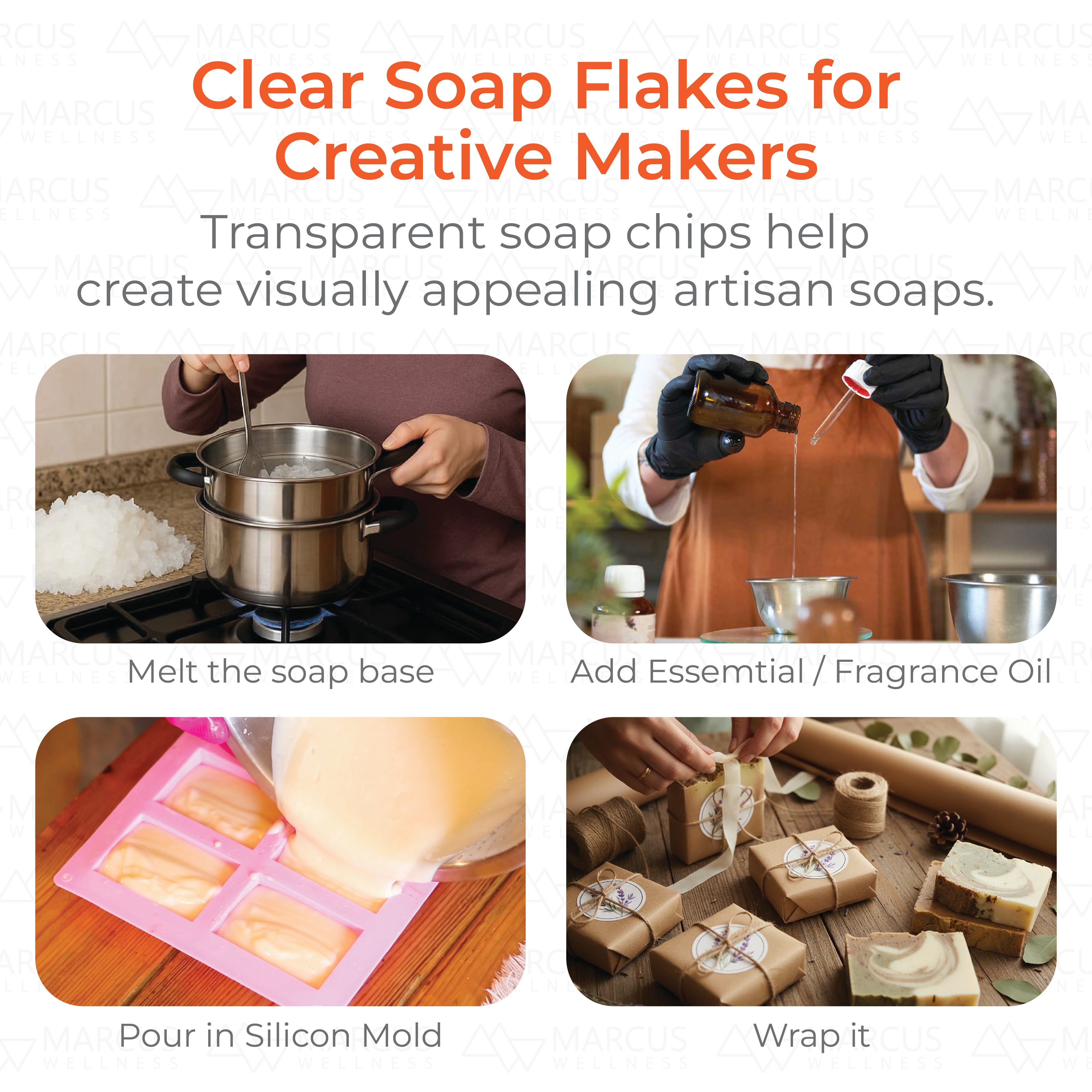 Transparent Soap Base - Flakes