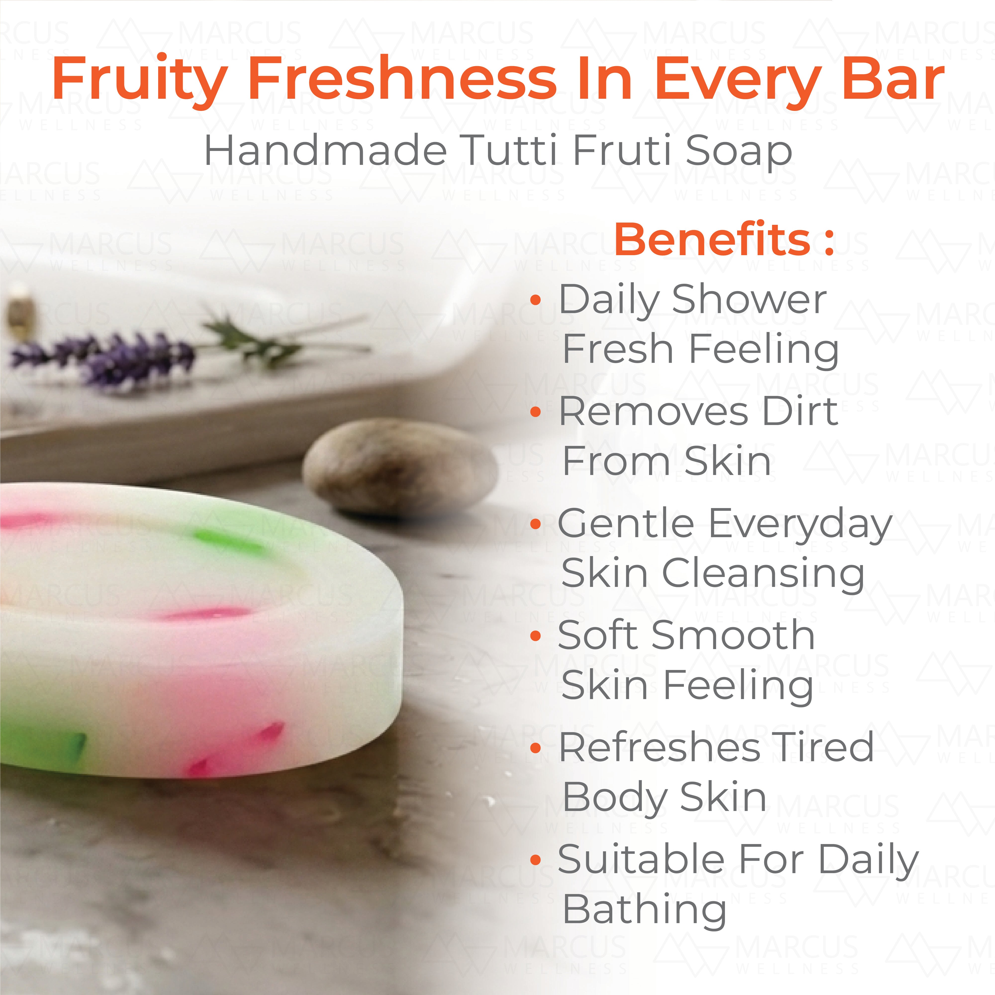 Tutti Fruti Handmade Natural Glycerine Soap 100gm