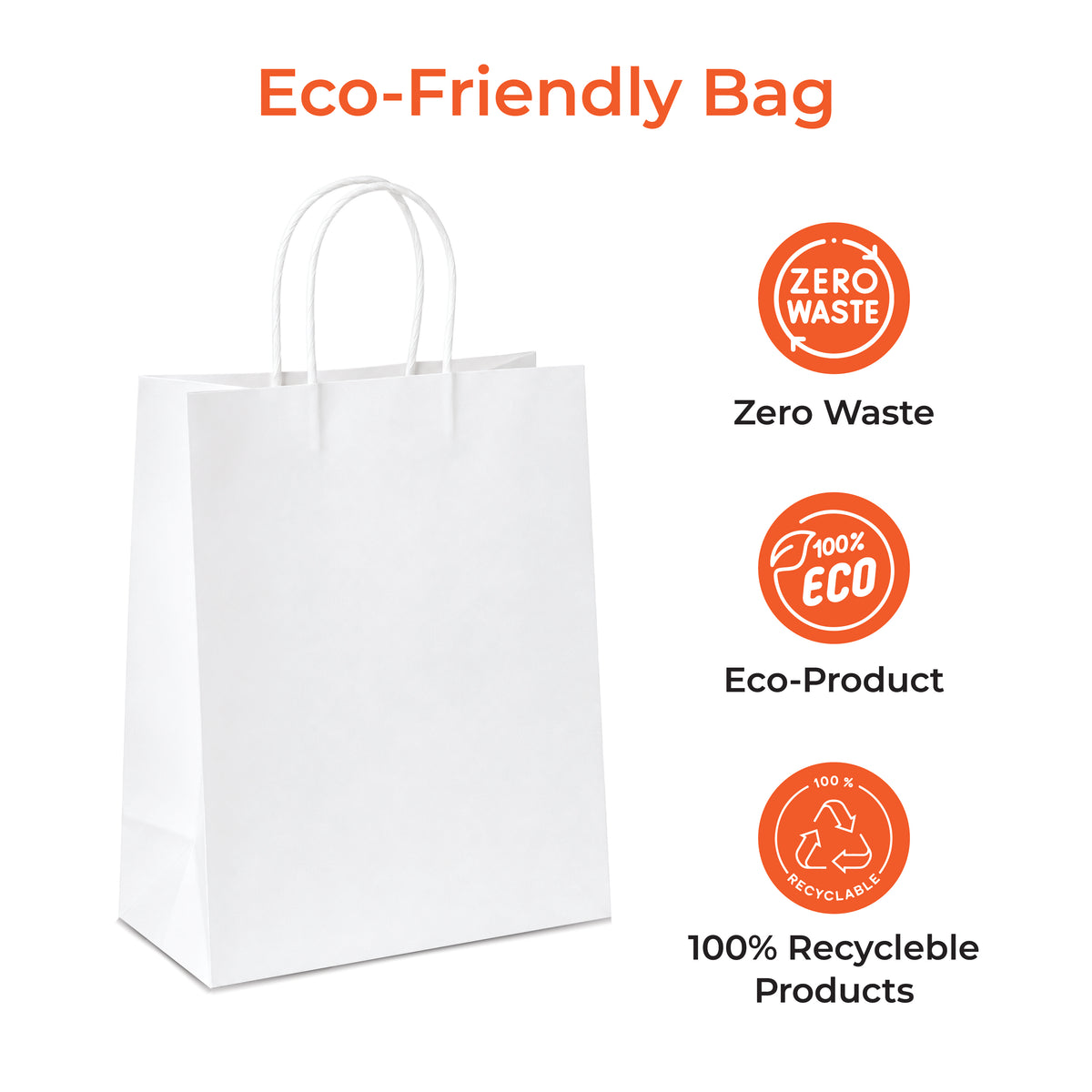 White Craft Paper Bag