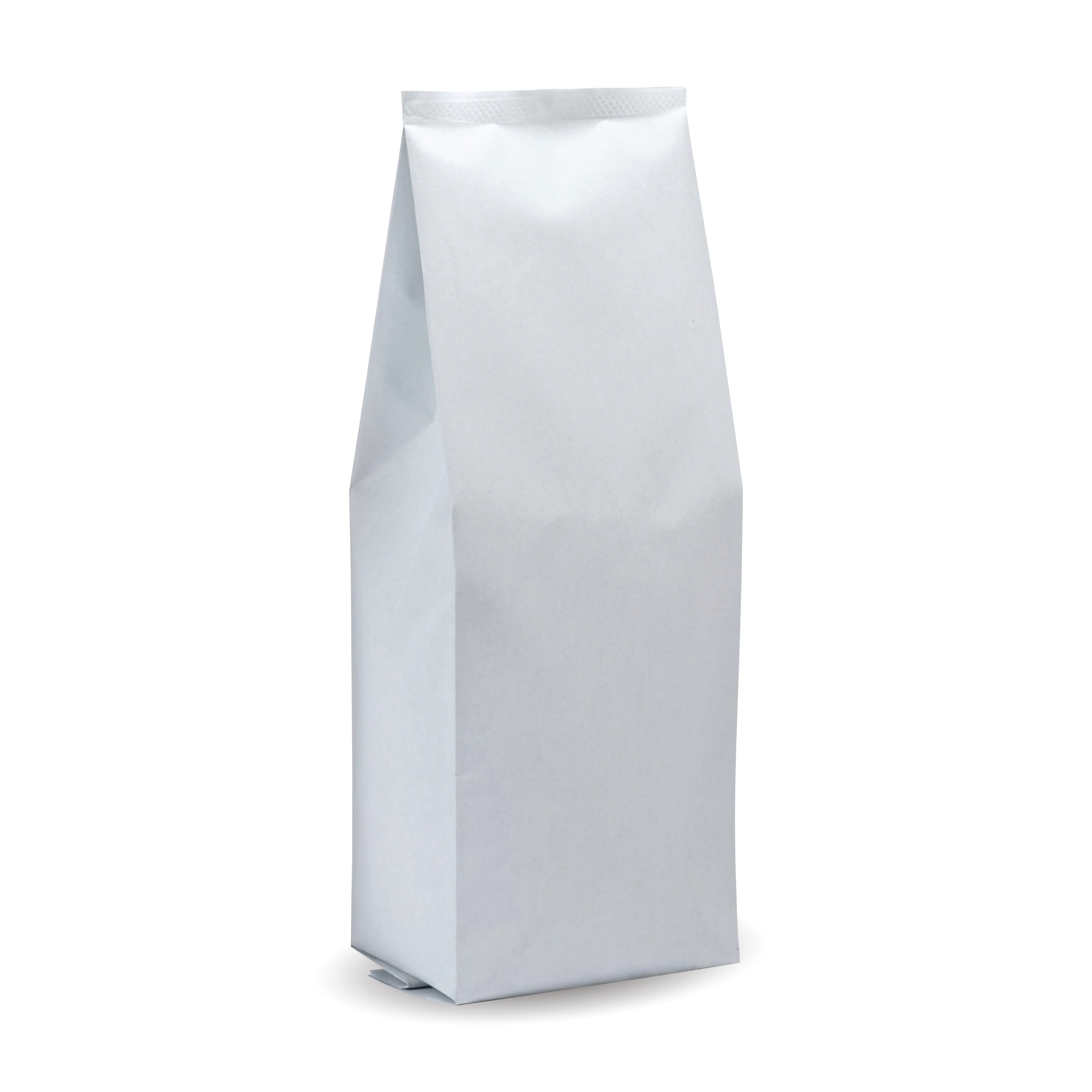 White Matt Side Gusset Pouch