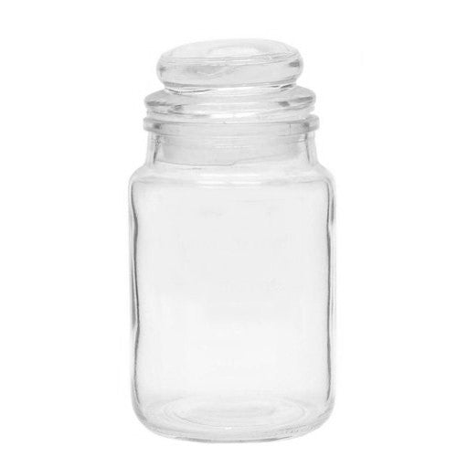 Clear / Transparent Glass Candle Jar with Cap
